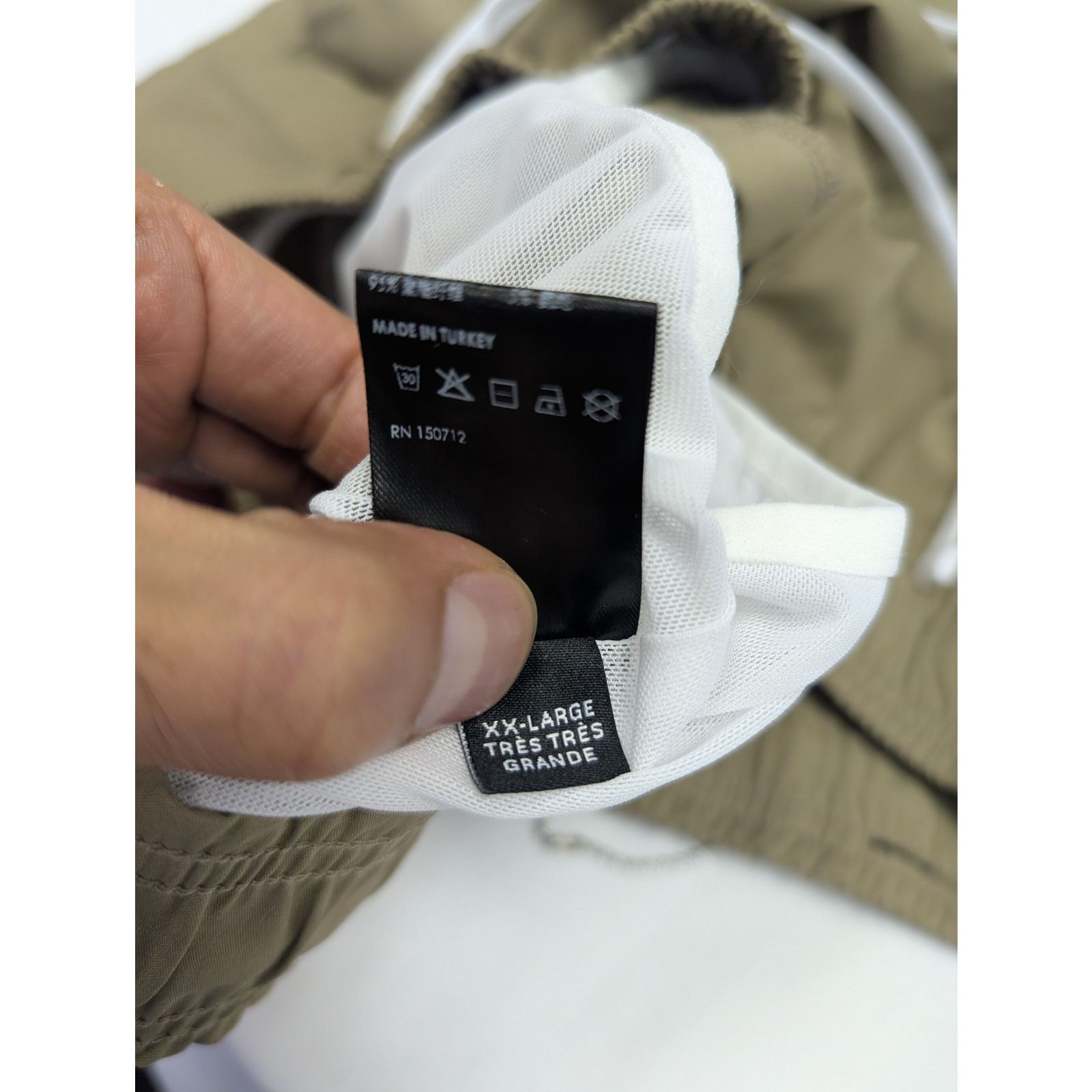 Amiri o1rshd1 Core Logo Swim Trunks Shorts in Tan xxl Size US 38 / EU 54 - 12 Thumbnail