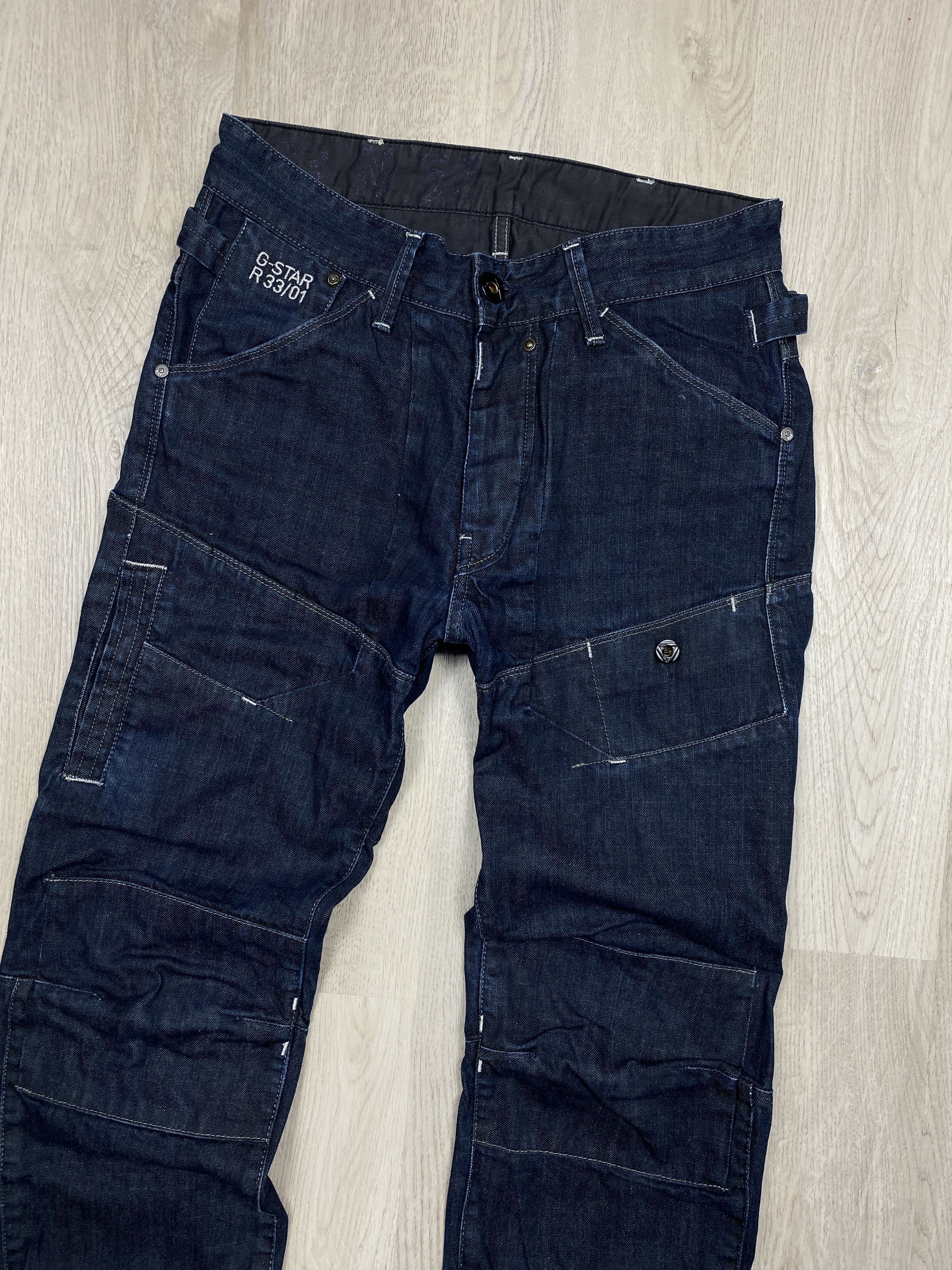 G-Star G Star Raw 5620 Vintage Denim Double Knee Pants Jeans Size US 31 - 2 Thumbnail
