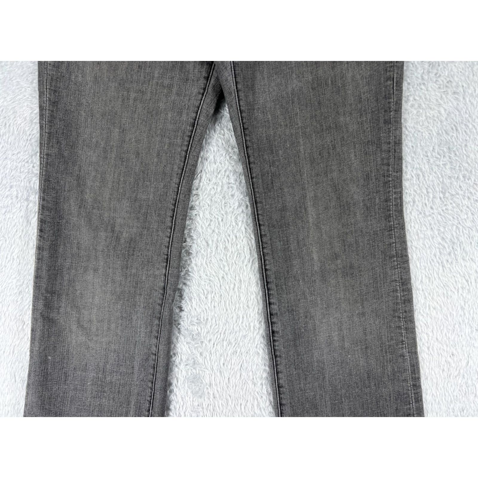 Other OOH LA LA Jeans Womens 4 Gray Denim Bootcut Low Rise Size 27" / US 4 / IT 40 - 3 Thumbnail