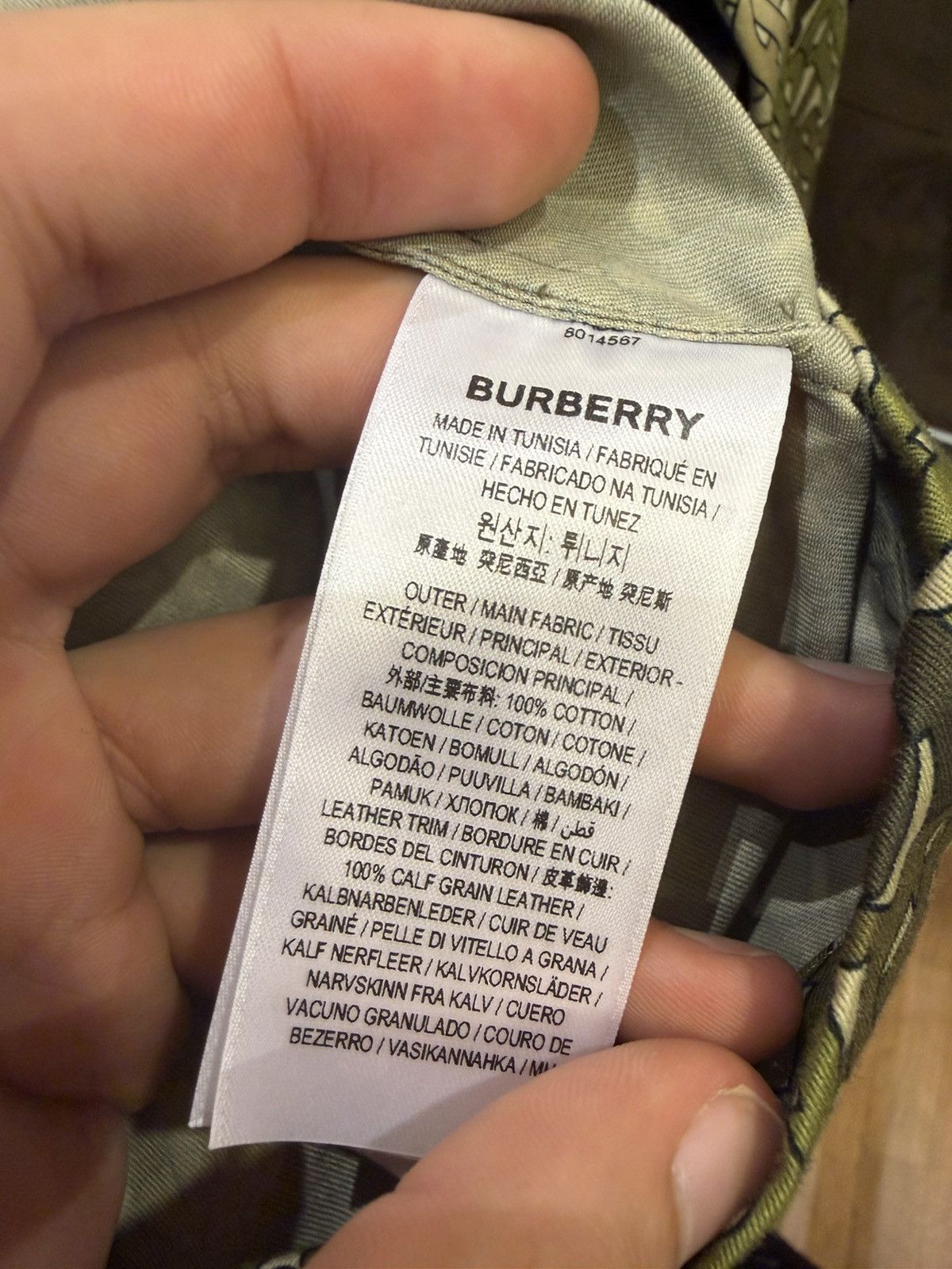Burberry Burberry TB Camo Monogram Zip Up Polo Shirt Size US XS / EU 42 / 0 - 4 Thumbnail