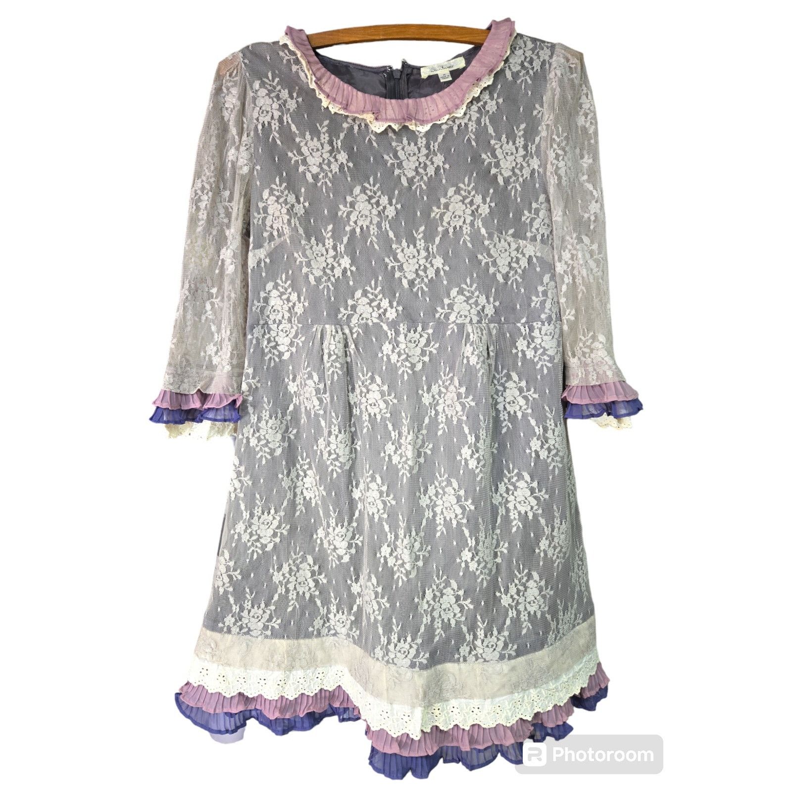 Other Trinity | Lace and Ruffle Baby Doll Dress | Size Medium Size M / US 6-8 / IT 42-44 - 1 Thumbnail