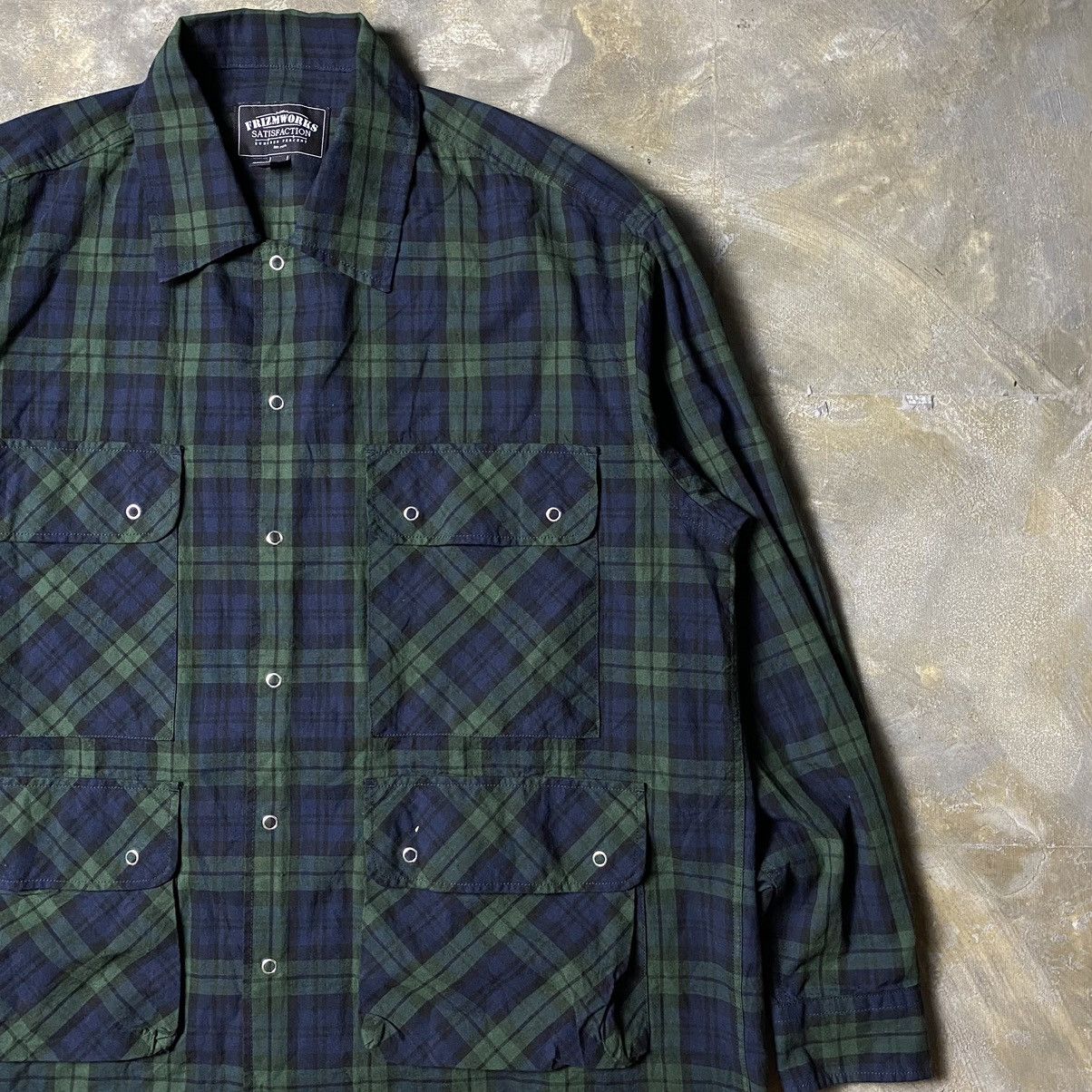FrizmWORKS × Japanese Brand FrizmWORKS SS2022 Multipocket Shirt Jacket Size US M / EU 48-50 / 2 - 2 Thumbnail