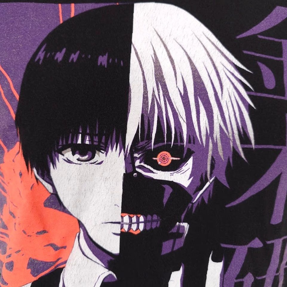 Vintage Tokyo Ghoul T Shirt Small Black Kaneki Japanese Manga Series Anime Mens Size US S / EU 44-46 / 1 - 3 Thumbnail