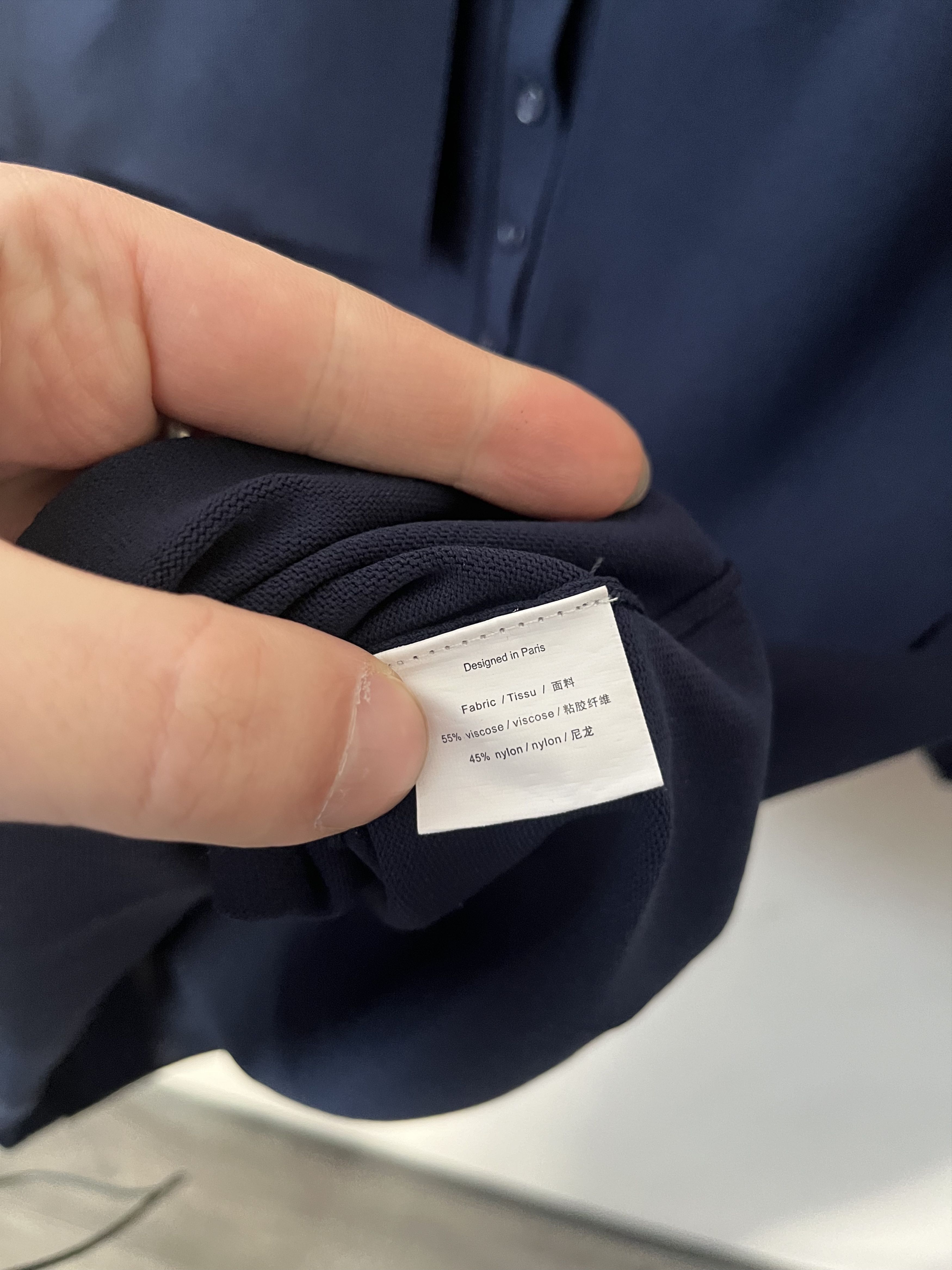 Dior Christian Dior Uniforms Minimalist Blouse Top 3/4 Sleeve Size L / US 10 / IT 46 - 4 Thumbnail