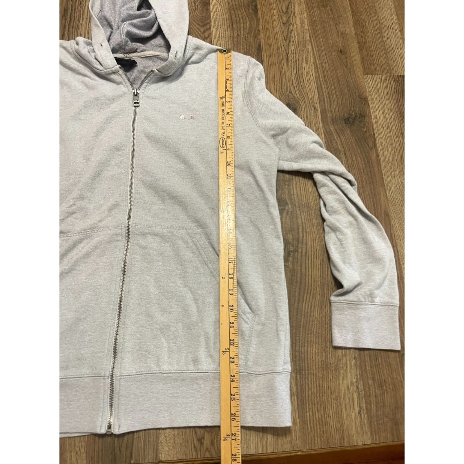 Oakley Oakley Hoodie Mens Size Large Gray Sweatshirt Full Zip Long Sleeve Size US L / EU 52-54 / 3 - 7 Thumbnail