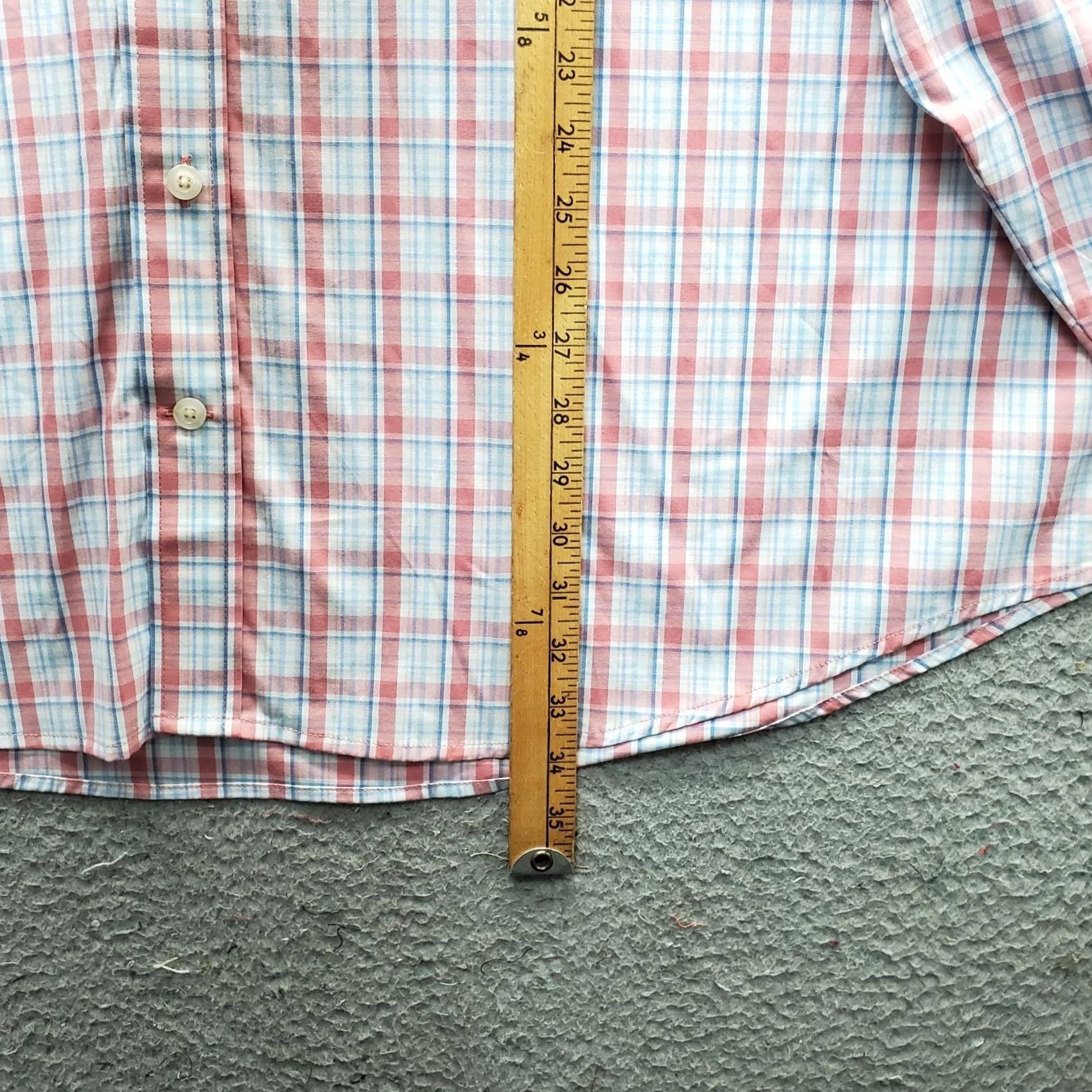 Izod IZOD Shirt Mens 3XLT Multi Plaid Comfort Performance All-Over Stretch Button Down Size US XXL / EU 58 / 5 - 3 Thumbnail