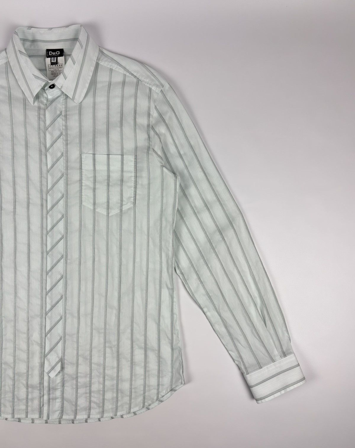 Dolce & Gabbana Dolce & Gabbana Striped Shirt Button up Size US L / EU 52-54 / 3 - 2 Thumbnail
