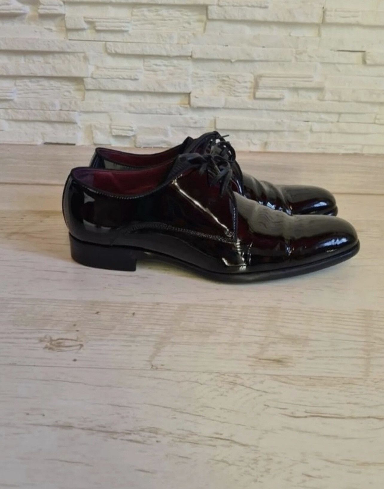 Dolce & Gabbana Dolce & Gabbana Patent Leather Derby Shoes – UK 7 Size US 8 / EU 41 - 1 Thumbnail