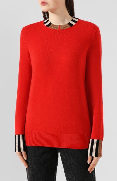 Burberry o1w1db10426 Sweater in Red Size S / US 4 / IT 40 - 2 Thumbnail