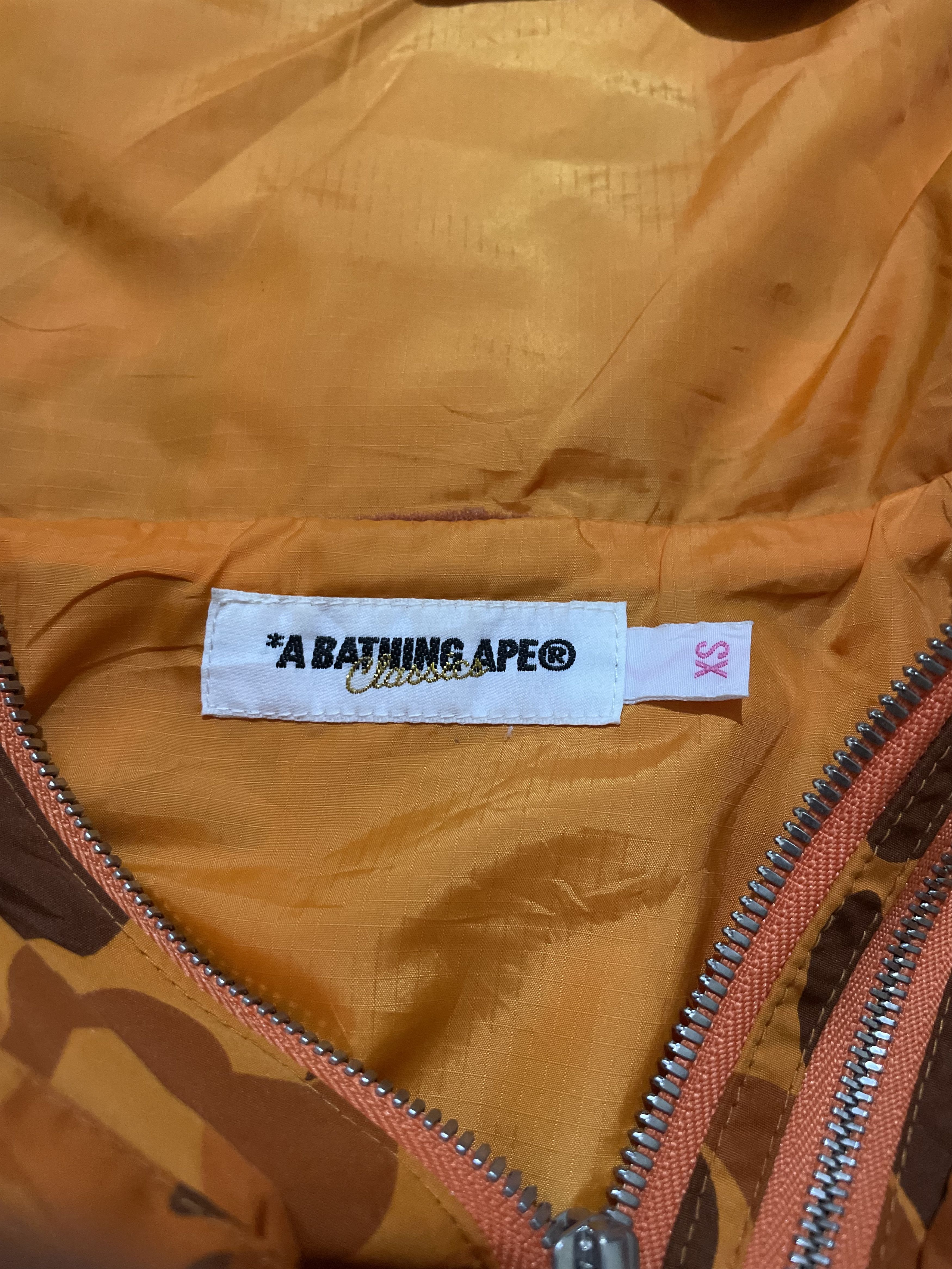 OG Bape Fire Camo Snowboard Jacket