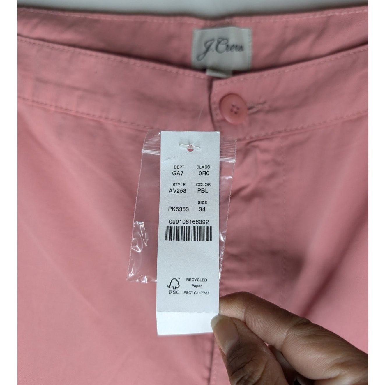 J.Crew J.Crew Slouchy Boyfriend Chino Pants Rosy Pink Size 34" / US 12 / IT 48 - 5 Thumbnail