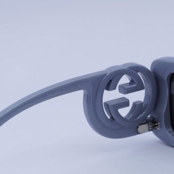 Gucci 🕶️ New Gucci GG1325S 011 Sunglasses - Silver Frame, Silver Size ONE SIZE - 6 Thumbnail