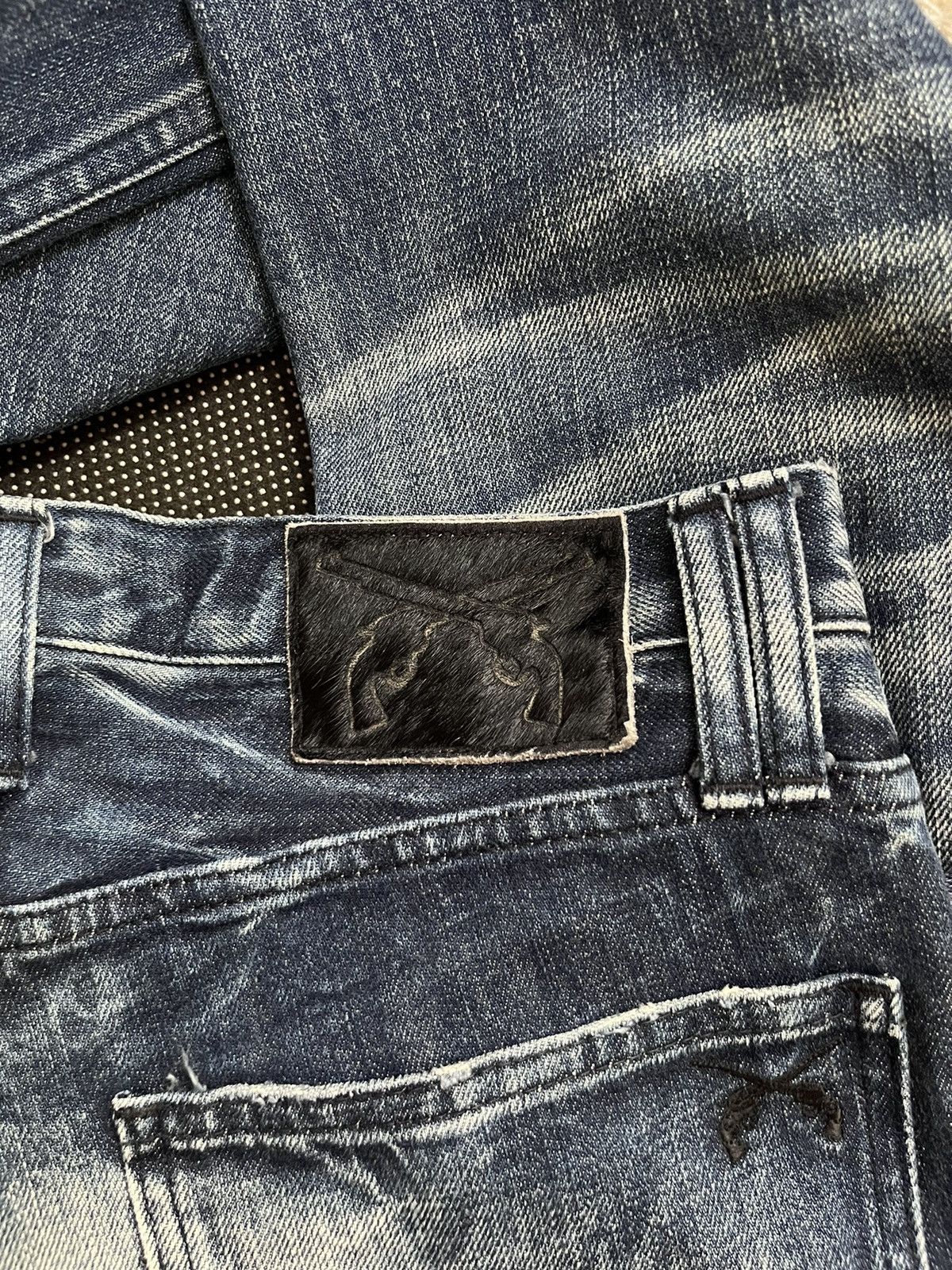 roarguns 1990s Hook metal distress denim look #C2 Size US 29 - 11 Thumbnail