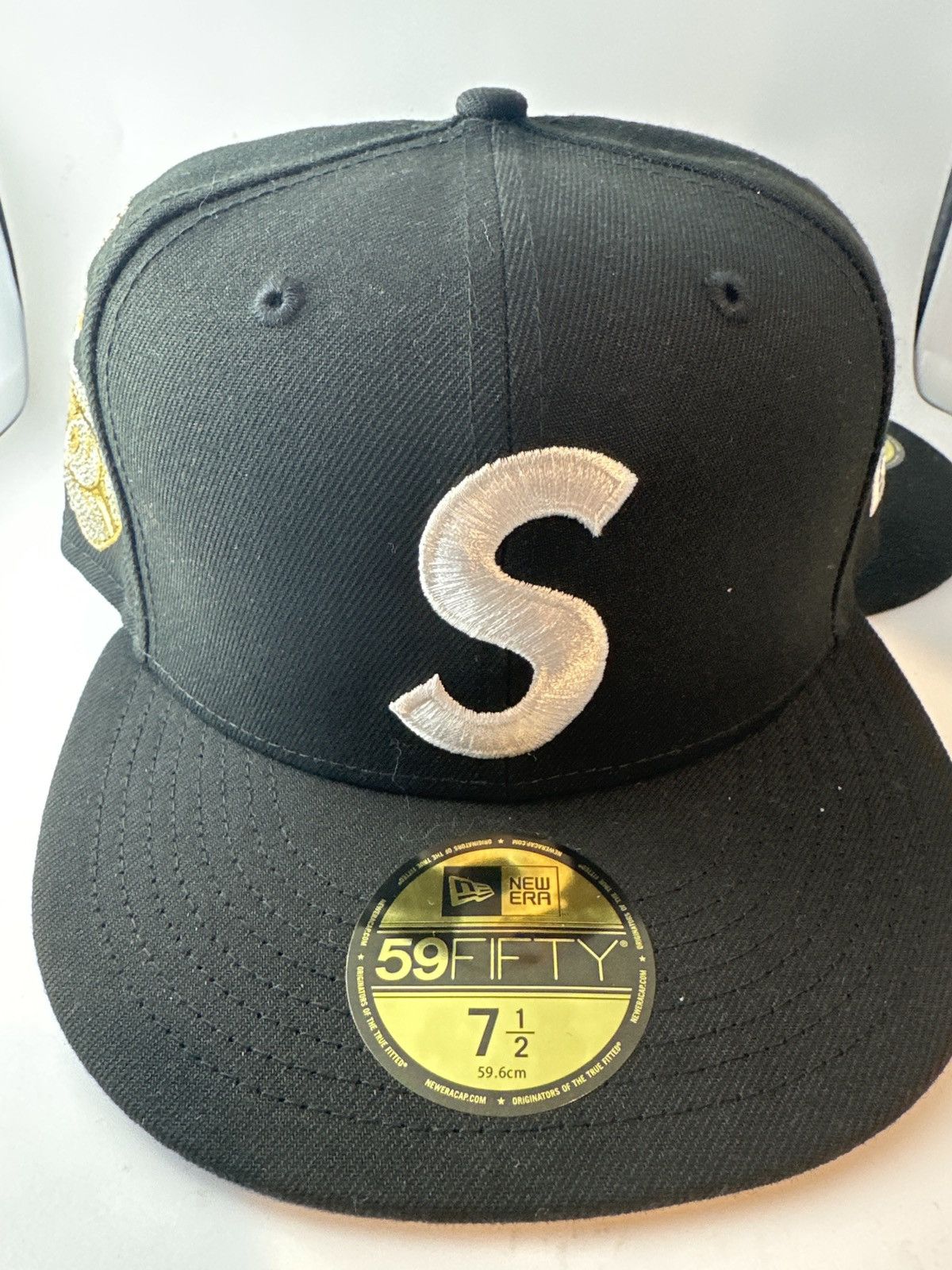 Supreme Jesus Piece S Logo New Era Black 7-1/2 | Grailed