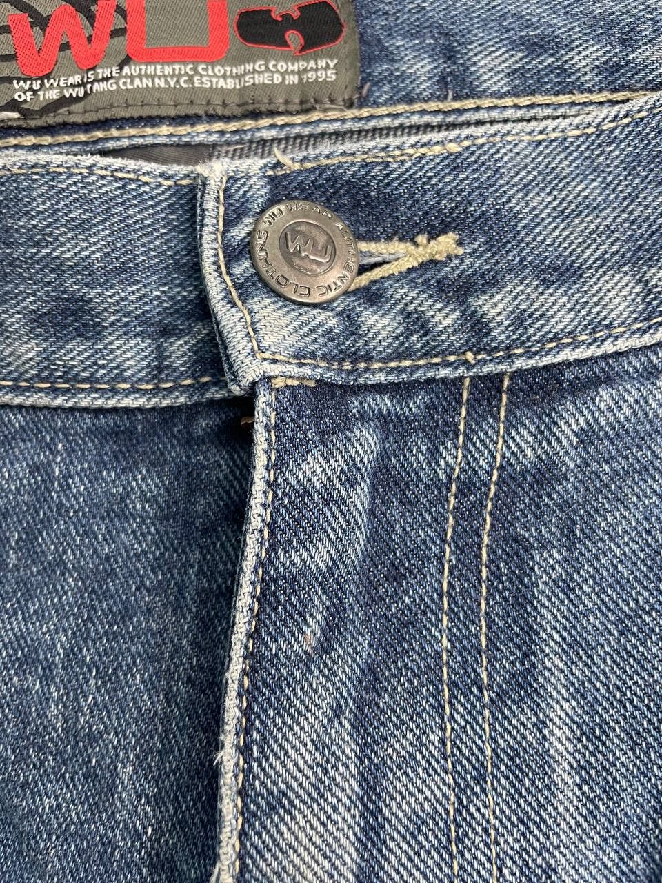 Wu-Tang Clan WU WEAR jeans, vintage baggy loose jeans 90s Wu Tang Clan Size US 35 - 5 Thumbnail