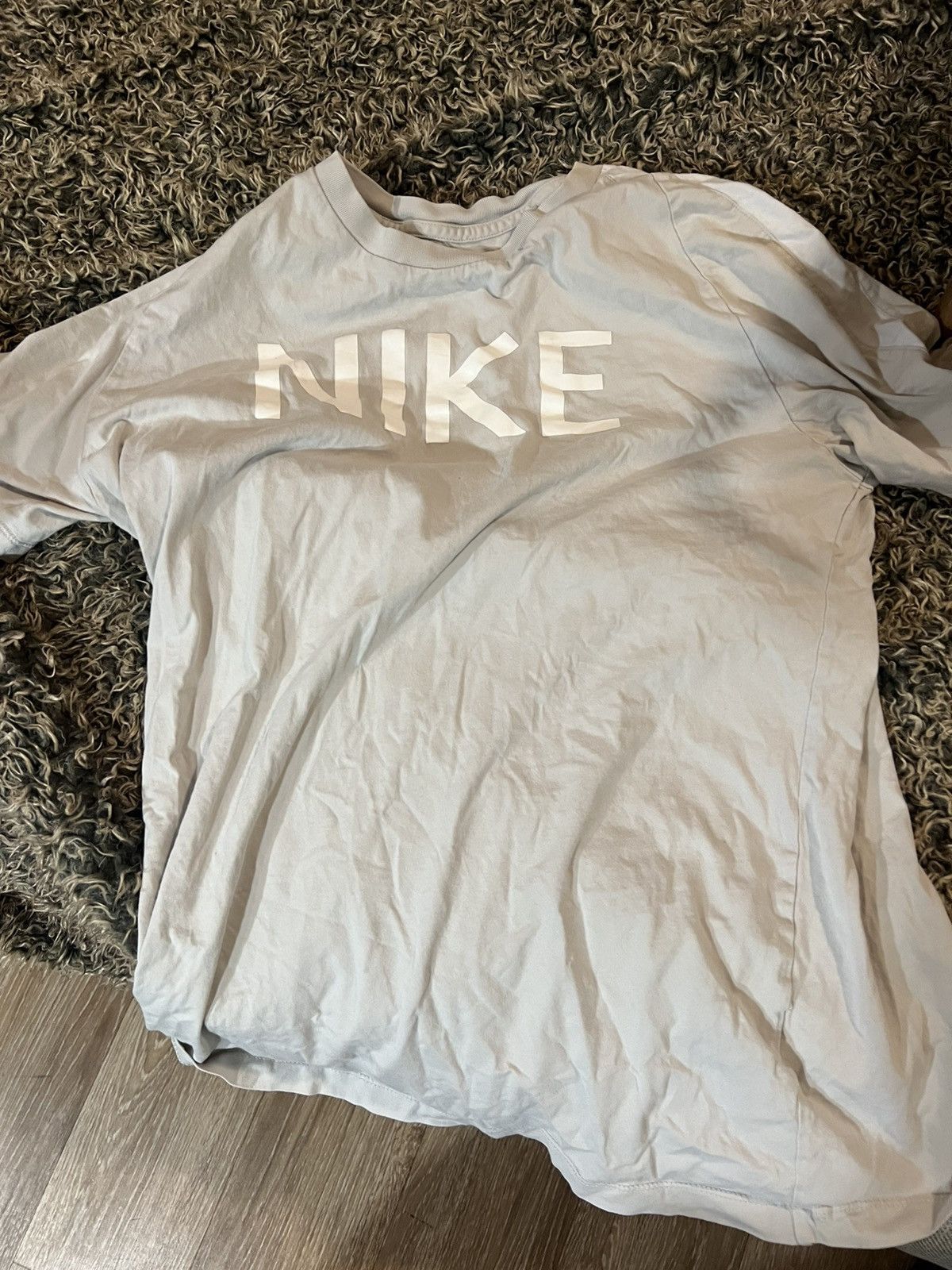 Nike Medium-Nike Logo Sand T-shirt Size US M / EU 48-50 / 2 - 1 Thumbnail