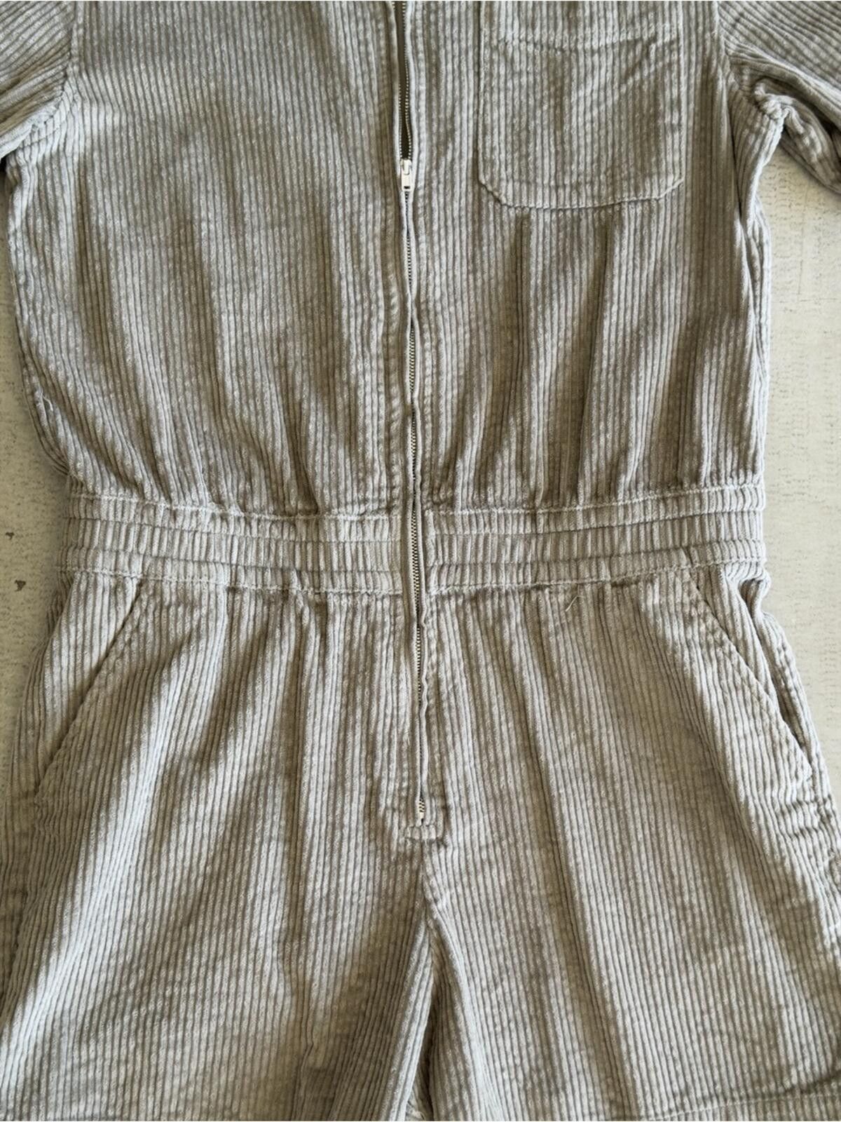Asos ASOS Design / Men’s Corduroy Romper / Green Khaki Size ONE SIZE - 6 Thumbnail