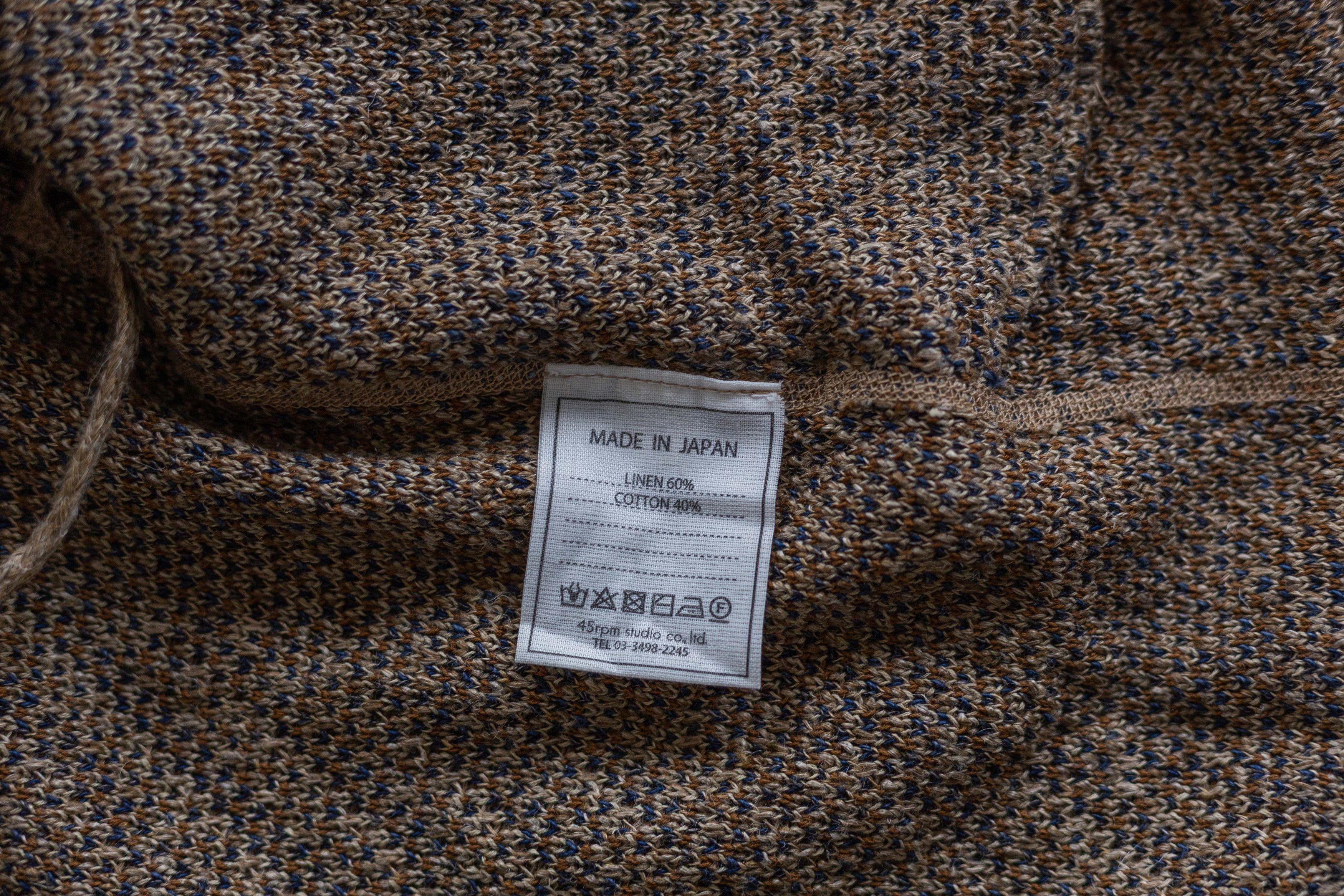 45rpm Vintage 45rpm Studio Indigo Jacquard Cardigan Size US XL / EU 56 / 4 - 7 Thumbnail