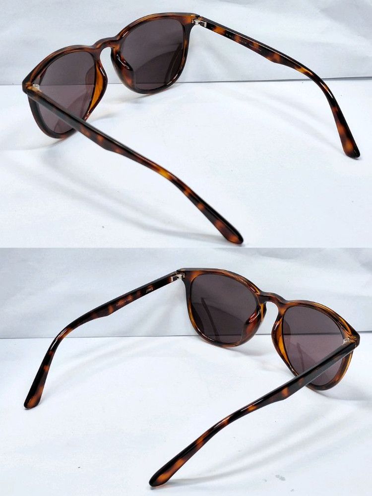 JINS JINS MRF-17S-830 Wellington Sunglasses Brown Demi Tortoise Size ONE SIZE - 3 Thumbnail