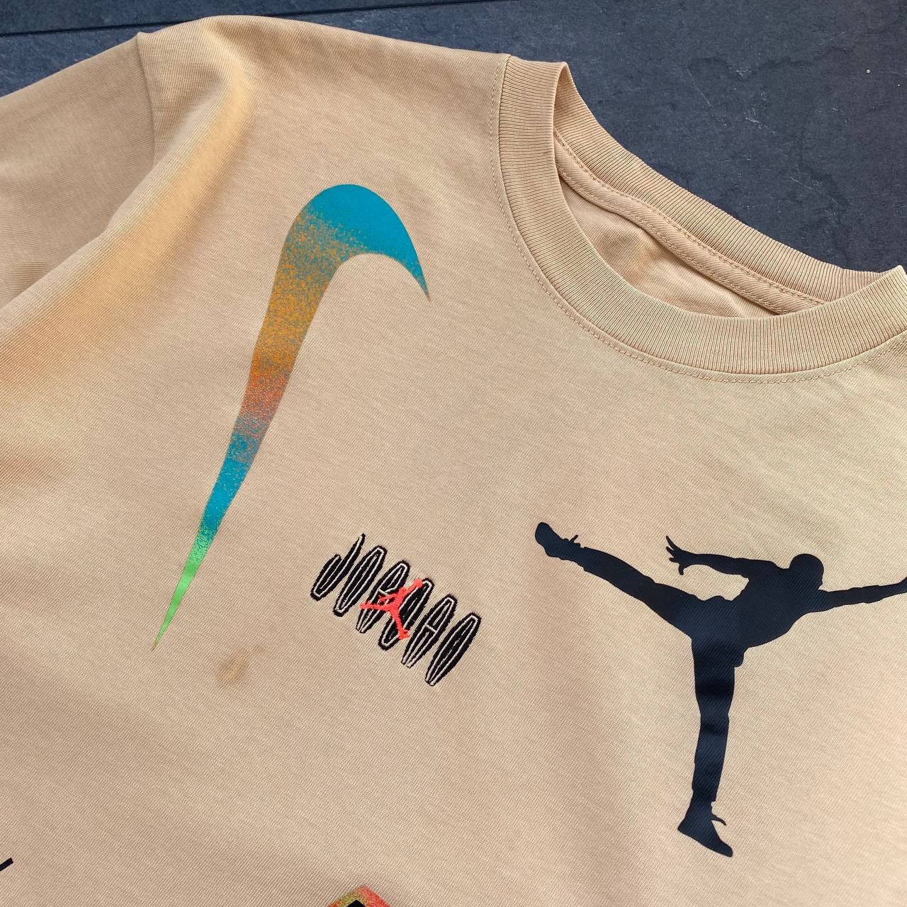 Jordan Brand × Vintage Rare big logo Jordan Nike tee shirt Size US S / EU 44-46 / 1 - 4 Thumbnail