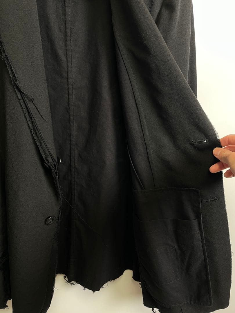 Yohji Yamamoto Yohji Yamamoto Homme 15AW Layered Wool Gaba Jacket Size US M / EU 48-50 / 2 - 4 Thumbnail