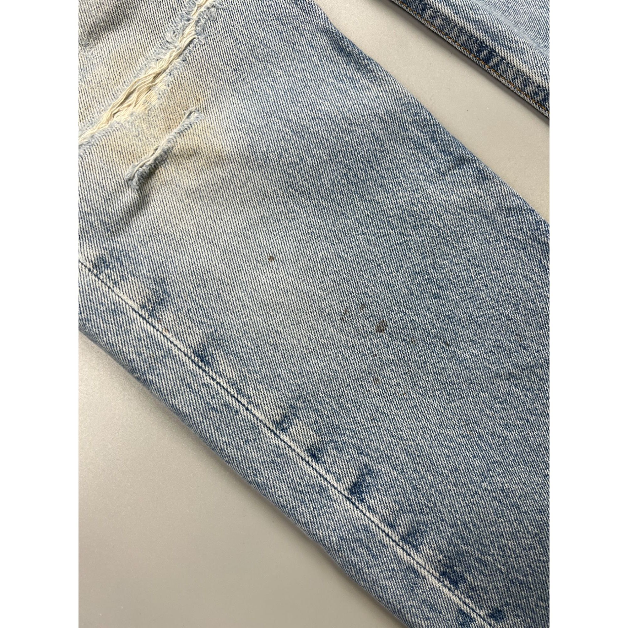 Levi's Levi’s 501 Made in USA Distressed Denim Jeans Pants (Y0902) Size 29" - 6 Thumbnail