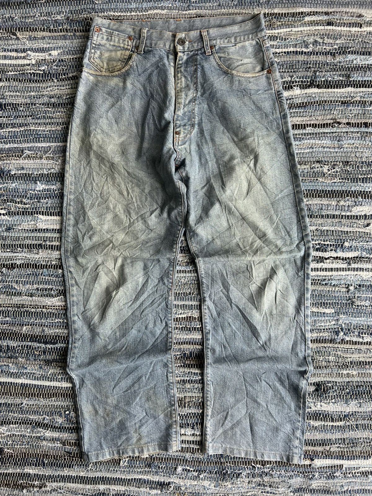 Michiko Koshino London ARCHIVE Yen Jeans MK Special Edition Gundam Distressed Denim Size US 30 / EU 46 - 3 Thumbnail