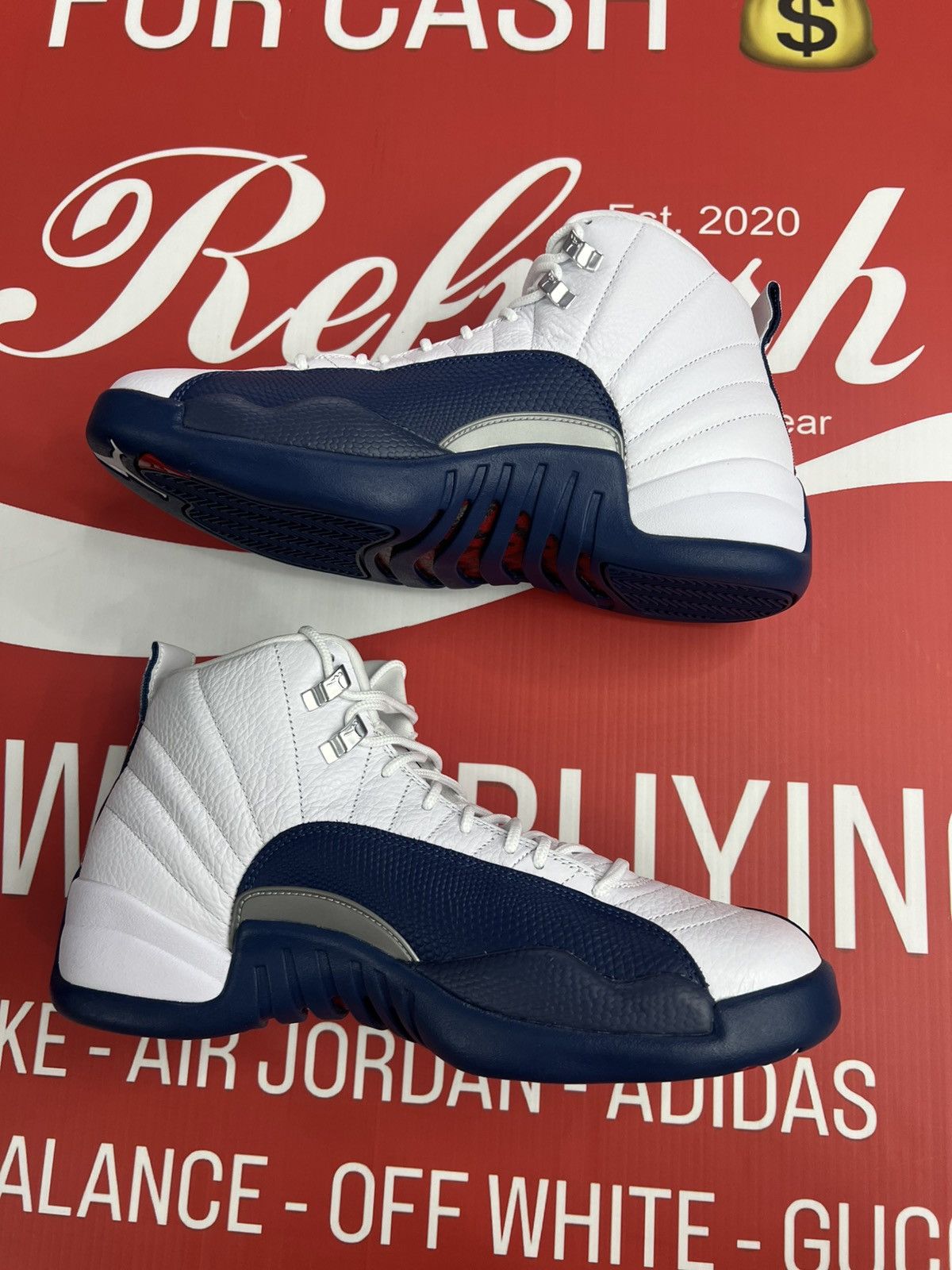 Jordan Brand Air Jordan 12 Retro French Blue Size 9.5 (CT8013-114) Size US 9.5 / EU 42-43 - 3 Thumbnail