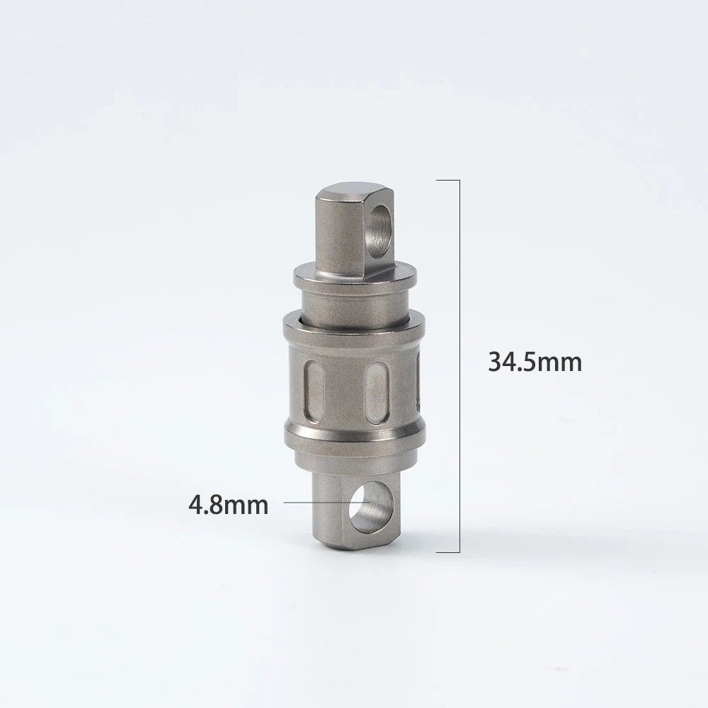 Other Titanium Rotatable Key Ring EDC Keychain Small Size Size ONE SIZE - 5 Thumbnail