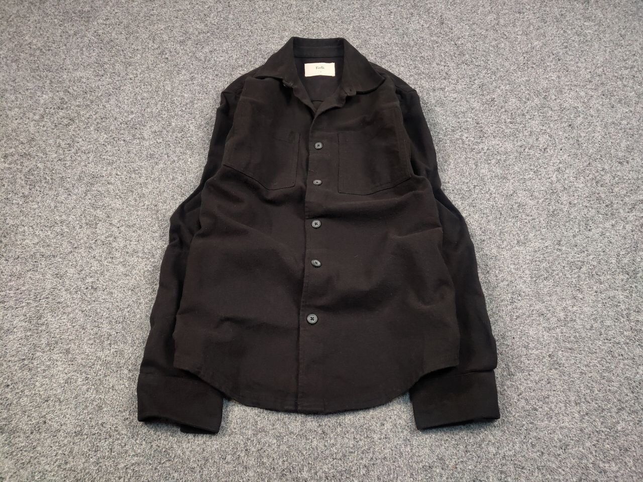 Folk Folk Design Button Long Sleeve Overshirt Pocket Light Jacket Size US M / EU 48-50 / 2 - 2 Thumbnail
