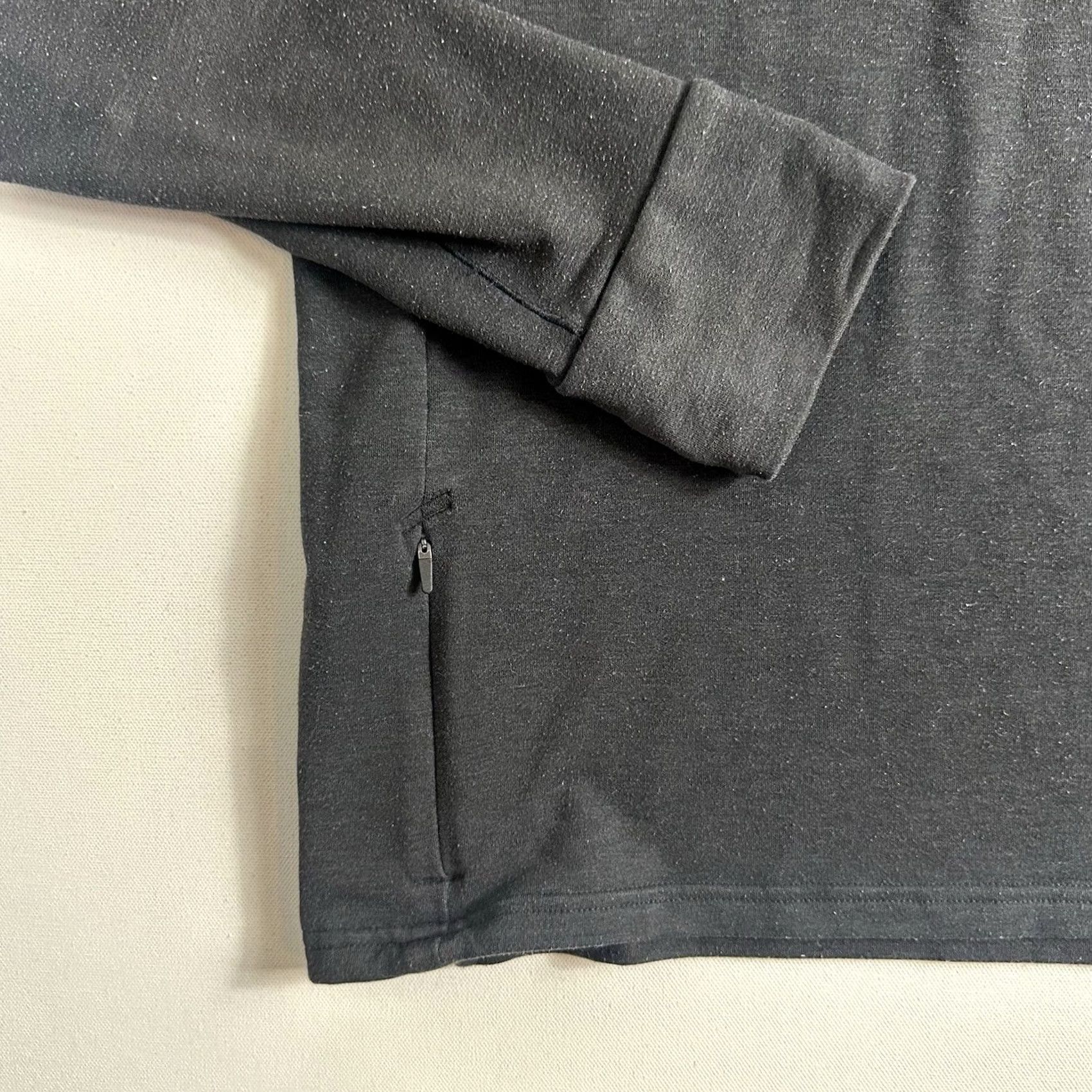 Prana Prana Sweatshirt Pullover Women XS Gray Thumb Holes 1/4 Zip Pockets Athleisure Pullover Size XS Women Size XS / US 0-2 / IT 36-38 - 5 Thumbnail