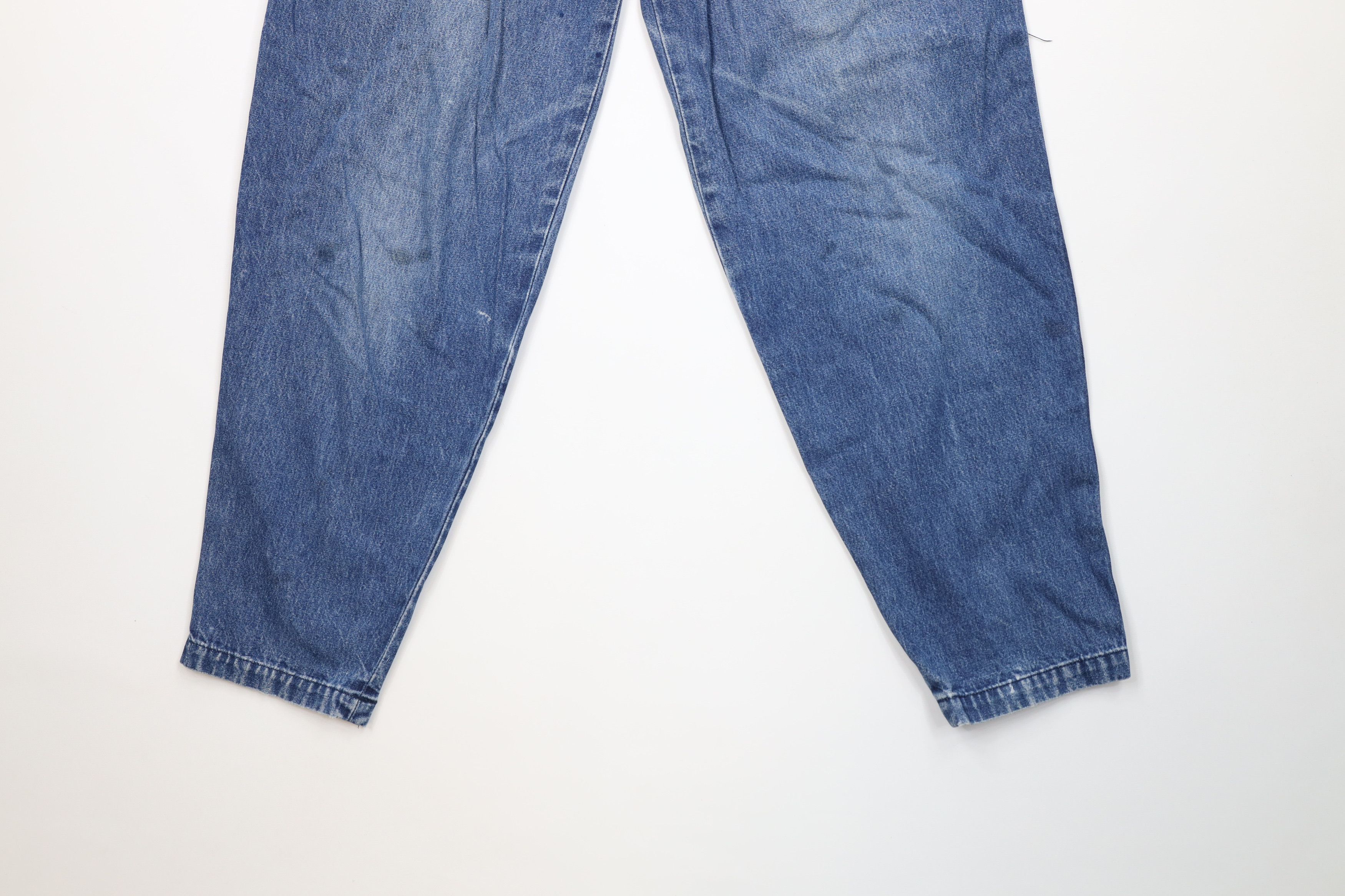 Vintage Vintage 90s Streetwear High Waisted Pleated Tapered Jeans Size 28" / US 6 / IT 42 - 4 Thumbnail