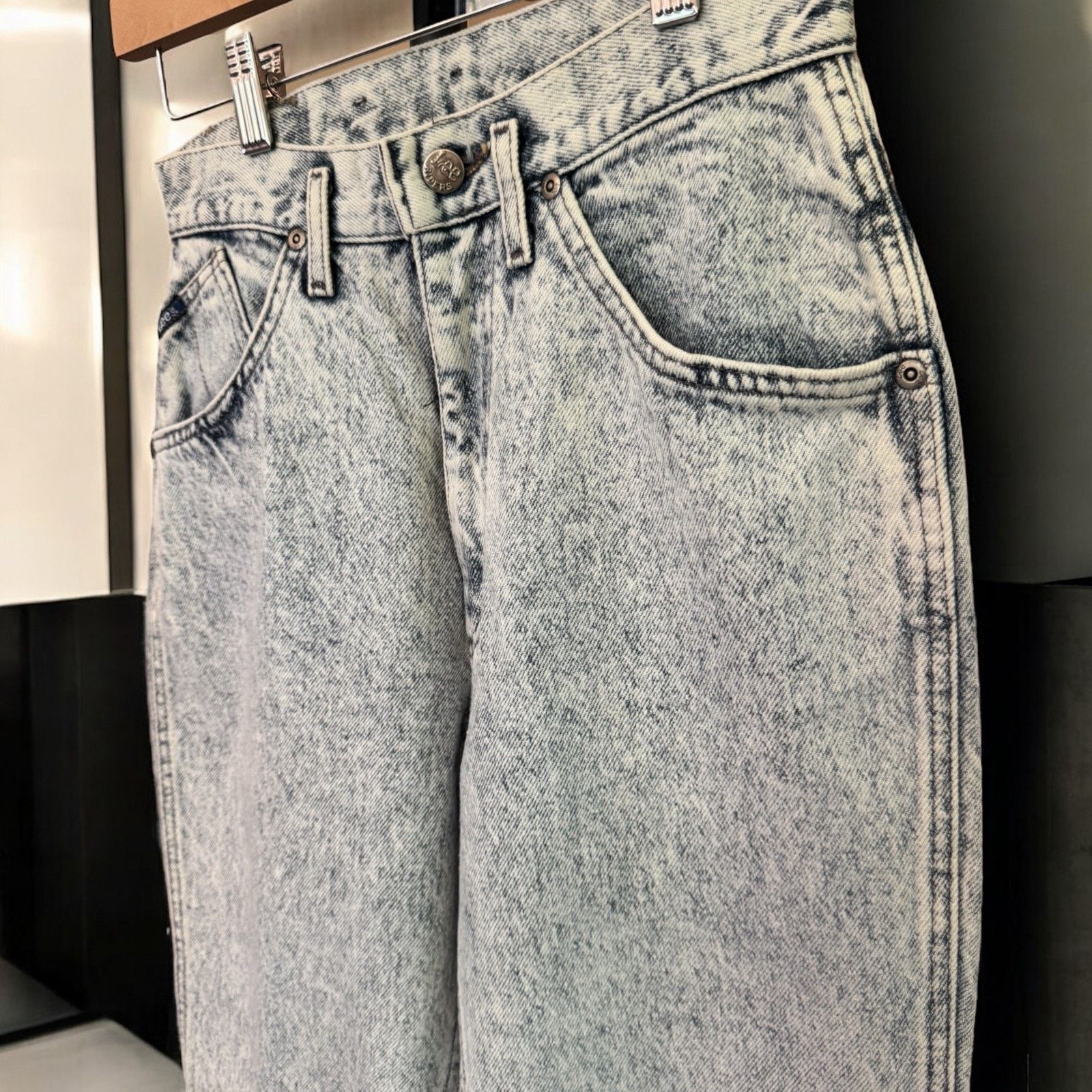 Lee Lee Riders Vintage Stonewashed Jeans - Size 9 Length 31" Size 28" / US 6 / IT 42 - 4 Thumbnail