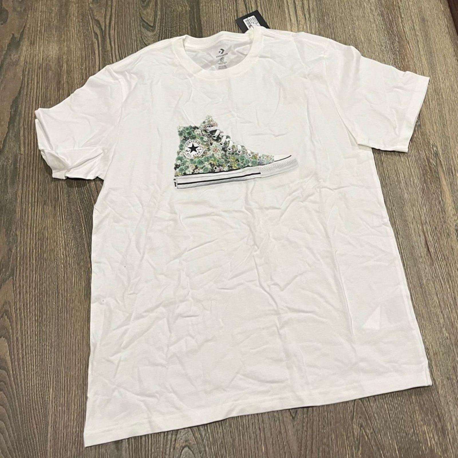 Converse NWT Converse Mens Flower Chuck Graphic Tee Short Sleeve Sz M Size US M / EU 48-50 / 2 - 1 Thumbnail