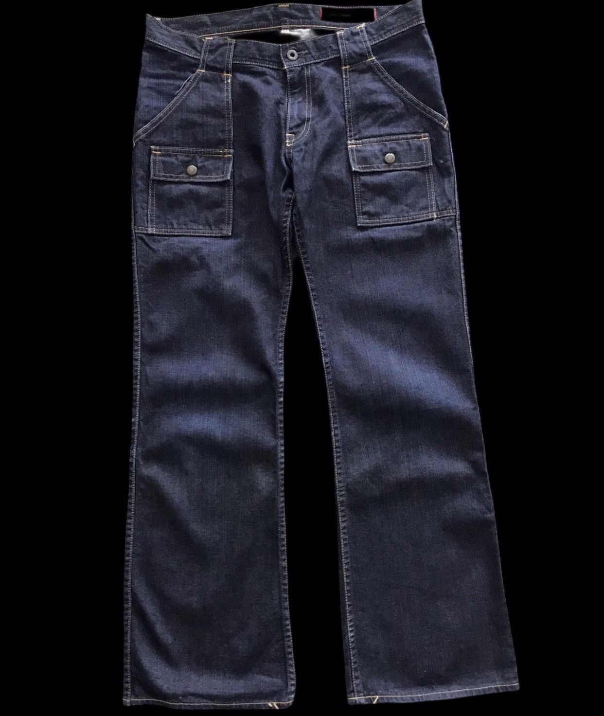 FOB Factory FOB FACTORY By Studio Ecru Flare Bush Denim Size US 32 / EU 48 - 1 Thumbnail