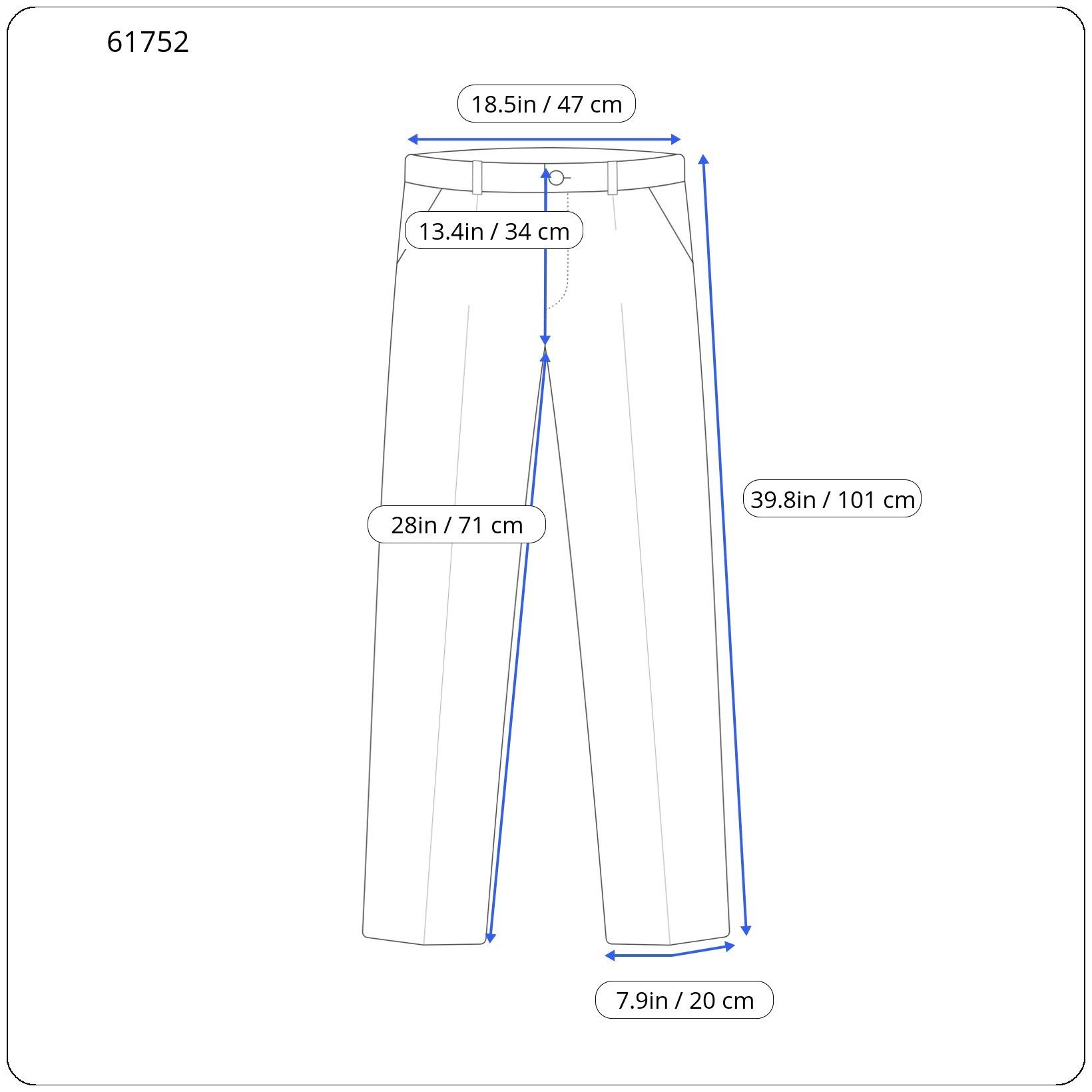 Suitsupply BRESCIA UK42R Blue Wool Lined Pleat Front Trousers 61752 Size 42R - 4 Thumbnail