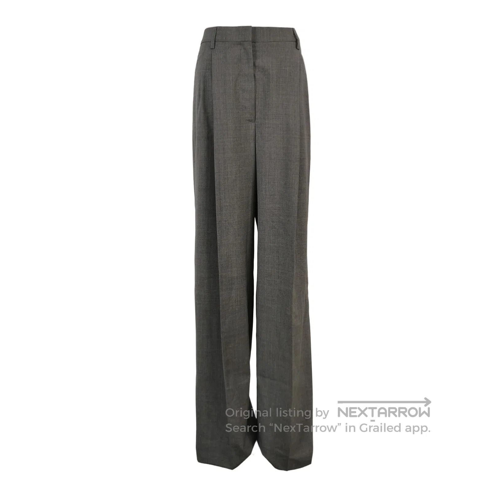 Prada Prada Grey Wool Wide. Size 41" - 1 Thumbnail