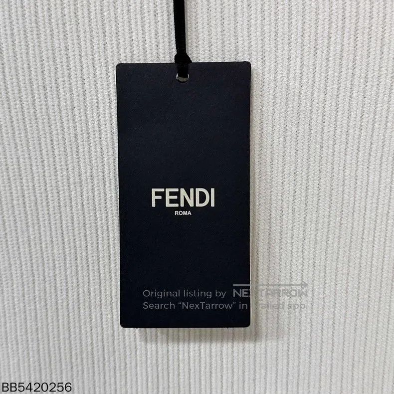 Other Fendi Back logo knitted short-sleeve top Size XXS / US 00 / IT 34 - 7 Thumbnail