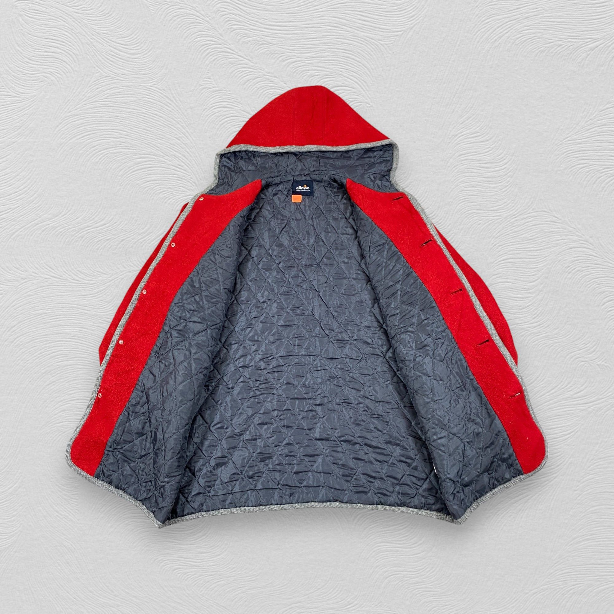 Japanese Brand Vintage Elesse Perugia Hooded Fleece Large Jacket- J479 Size US L / EU 52-54 / 3 - 3 Thumbnail