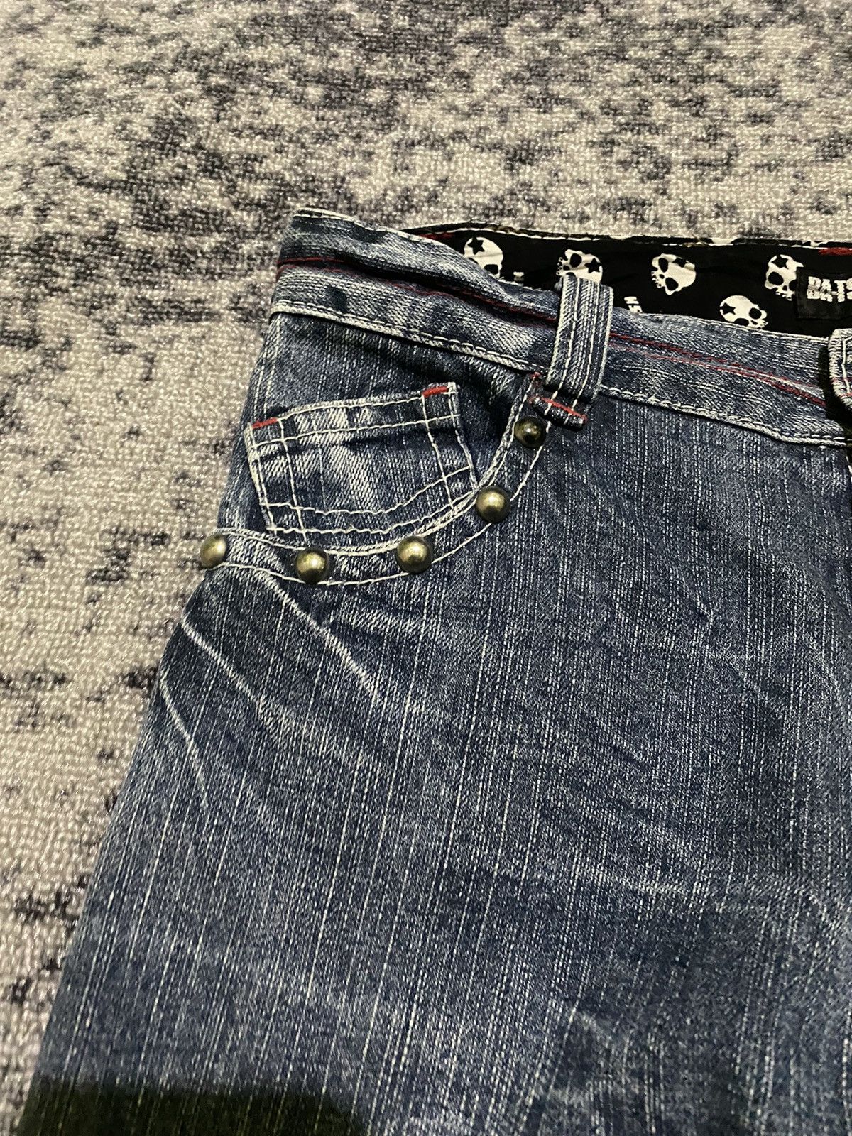 Hysteric Glamour × If Six Was Nine × Japanese Brand Y2k Ba-tsu studio studded ifsixwasnine bootcut jeans Size US 29 - 6 Thumbnail