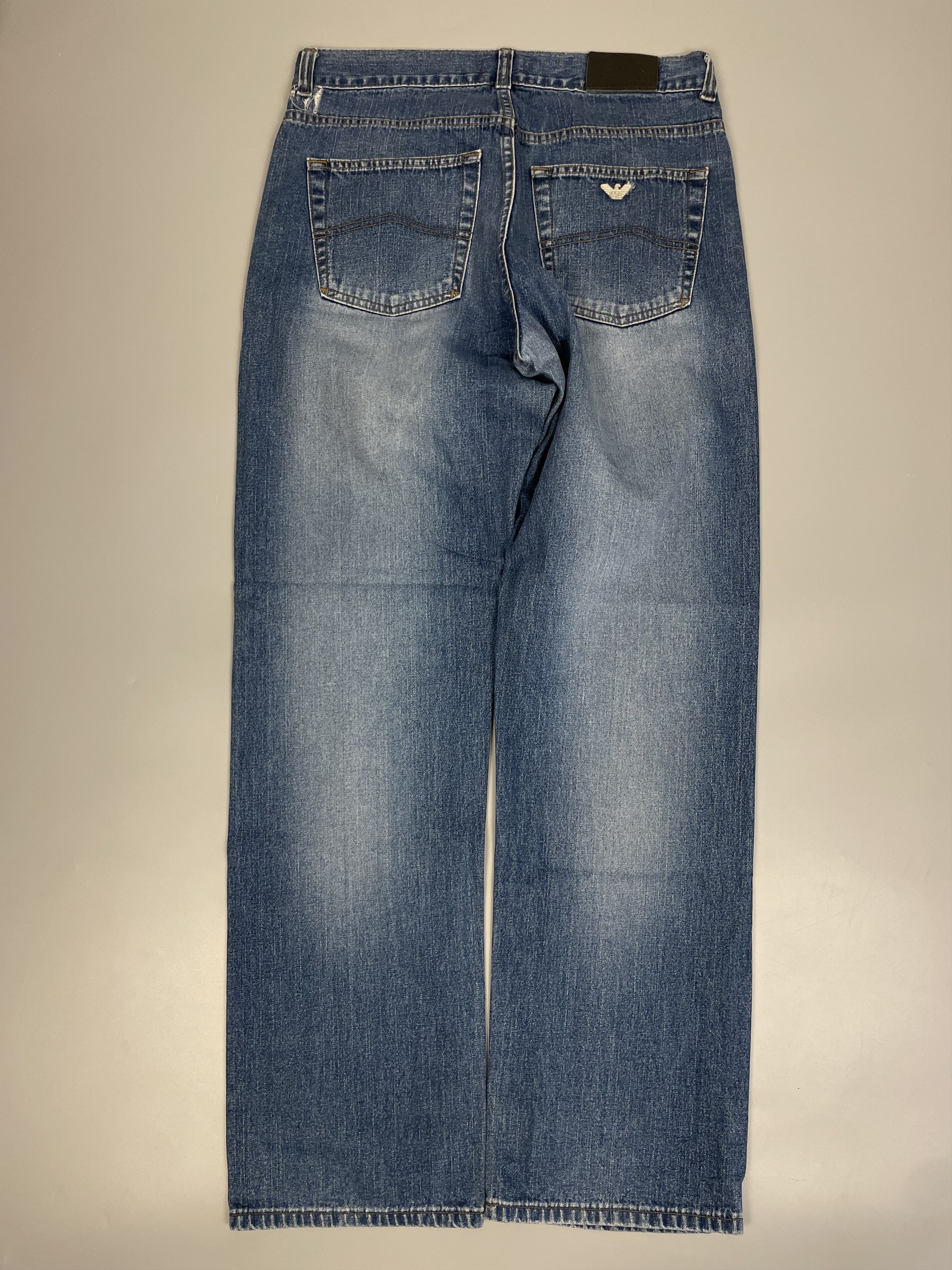 パンツ archive ARMANI crashed loose denim y2k archive ARMANI crashed loose denim y2k