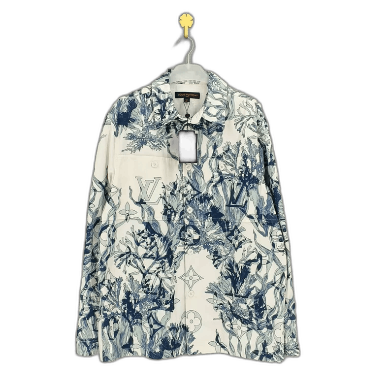 Louis Vuitton Louis Vuitton Coral Denim Shirt Jacket Size US XXL / EU 58 / 5 - 1 Thumbnail