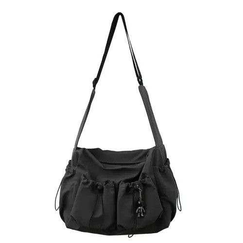 Japanese Brand × Vintage Y2K Japanese Style Tote Shoulder Canvas Bag school Size ONE SIZE - 2 Thumbnail