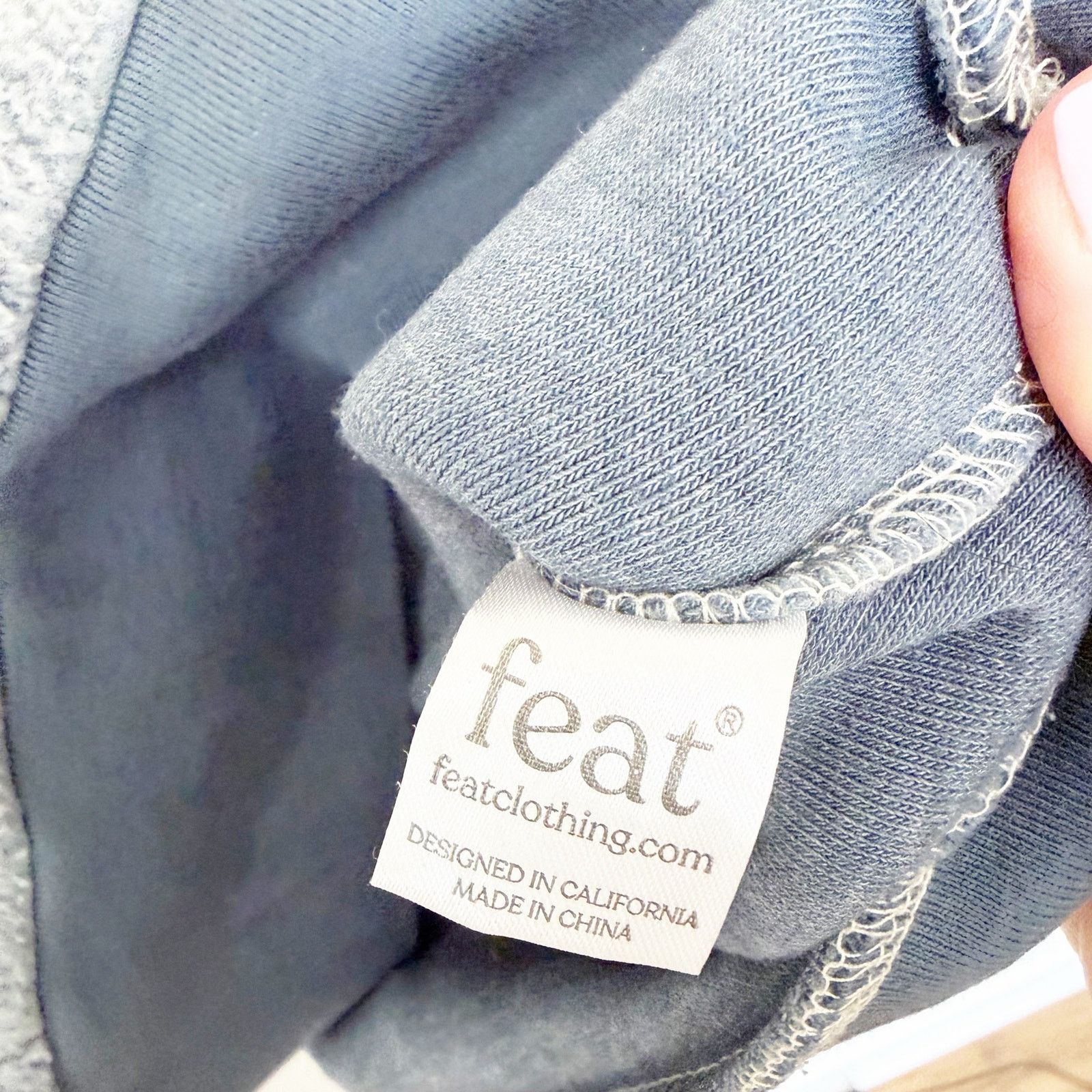 Other Feat Blanketblend Blue Cream Ombre Hoodie Sz L Size L / US 10 / IT 46 - 4 Thumbnail