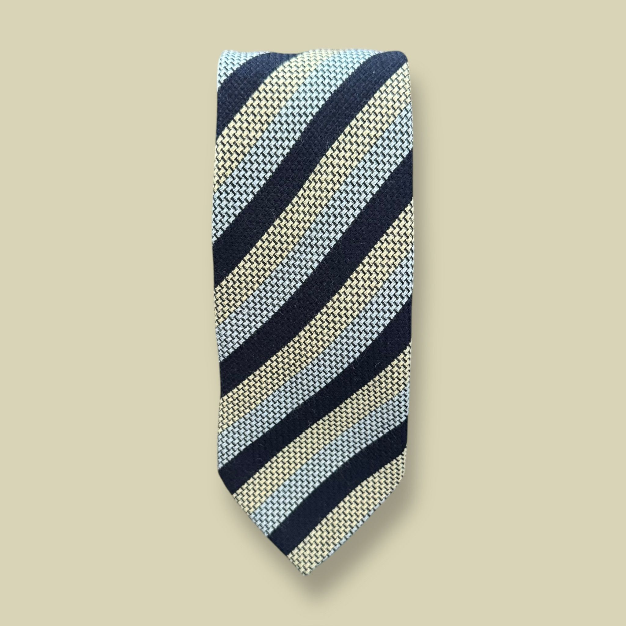 Davide Cenci Vintage Striped Tie By Davide Cenci Size ONE SIZE - 1 Thumbnail