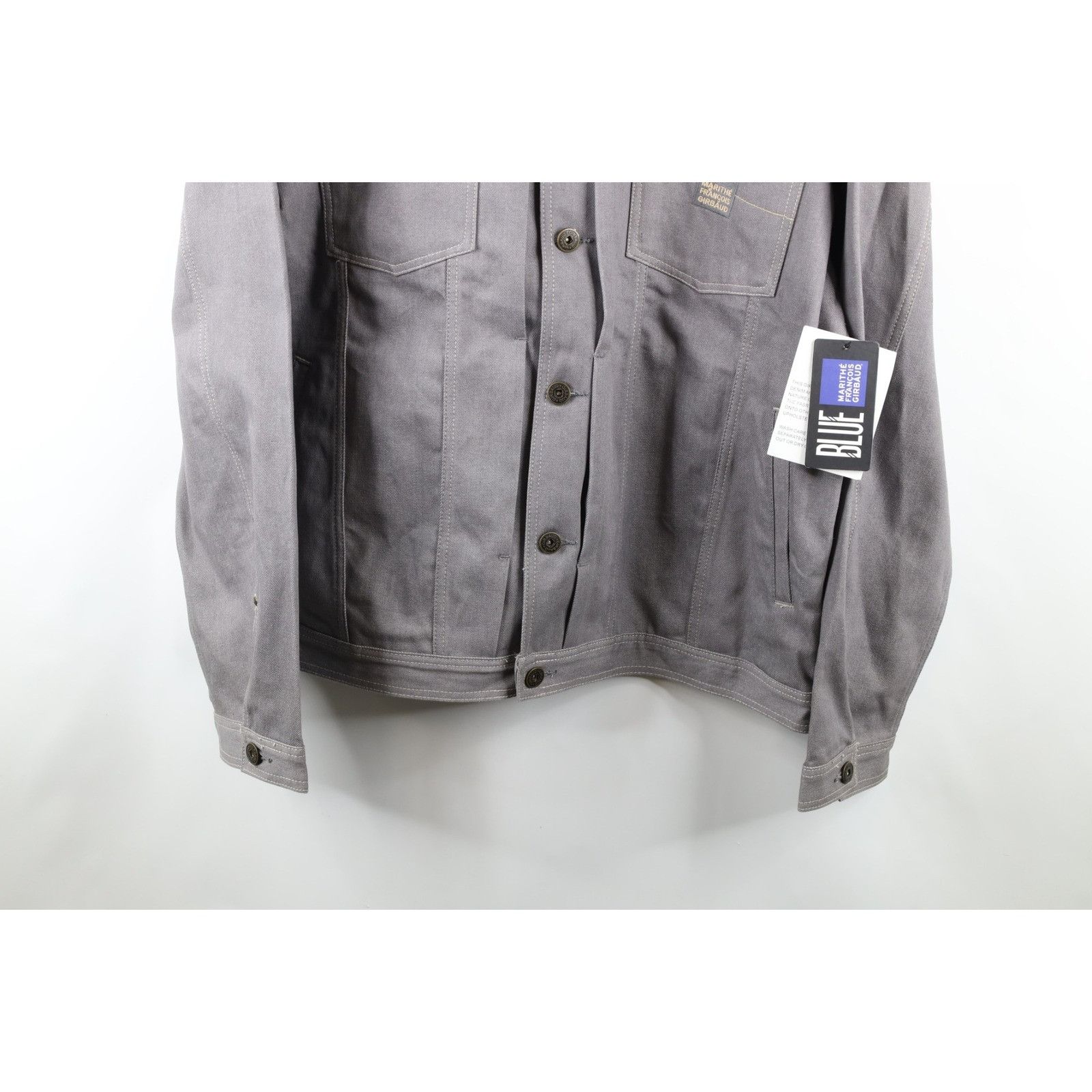 Marithe + Francois Girbaud × Vintage NOS Vintage 90s Marithe Francois Girbaud Denim Jacket 3XL Size US XXL / EU 58 / 5 - 3 Thumbnail
