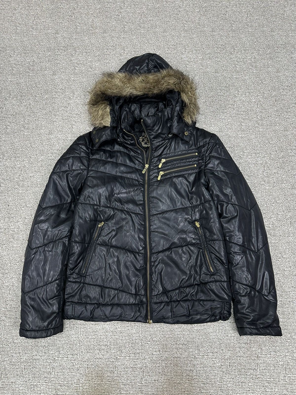 Le Grande Bleu (L.G.B.) Fur Faux Spinash LGB ifsixwasnine Style Jacket Z260 Size US M / EU 48-50 / 2 - 1 Thumbnail