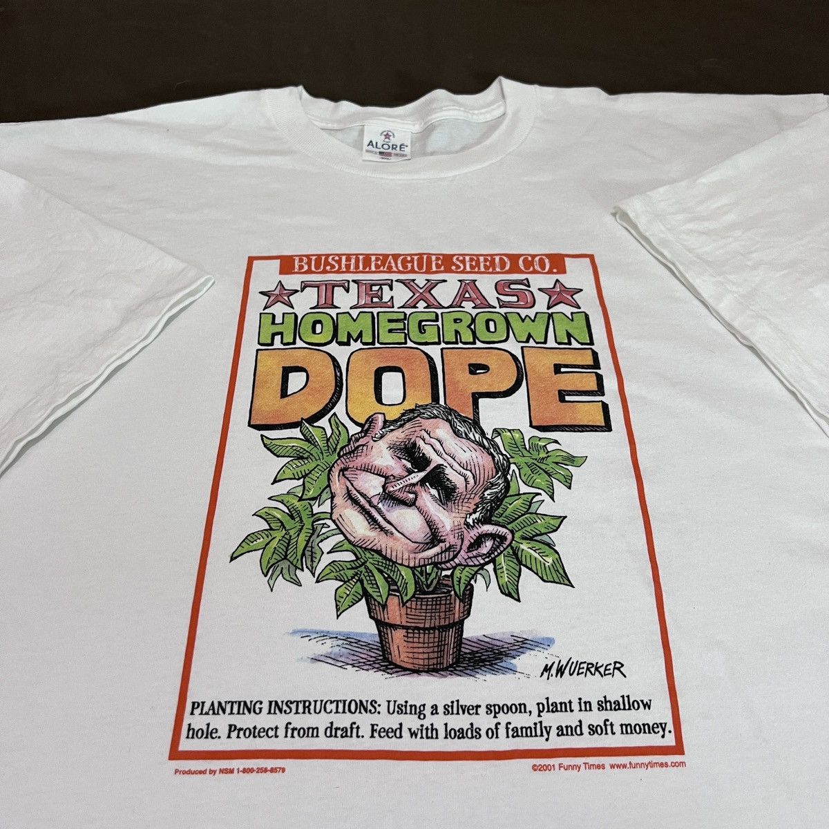 Vintage Vintage Dope Bush Marijuana Cannabis Tee 3XL Oversized Drug Size US XXL / EU 58 / 5 - 1 Thumbnail
