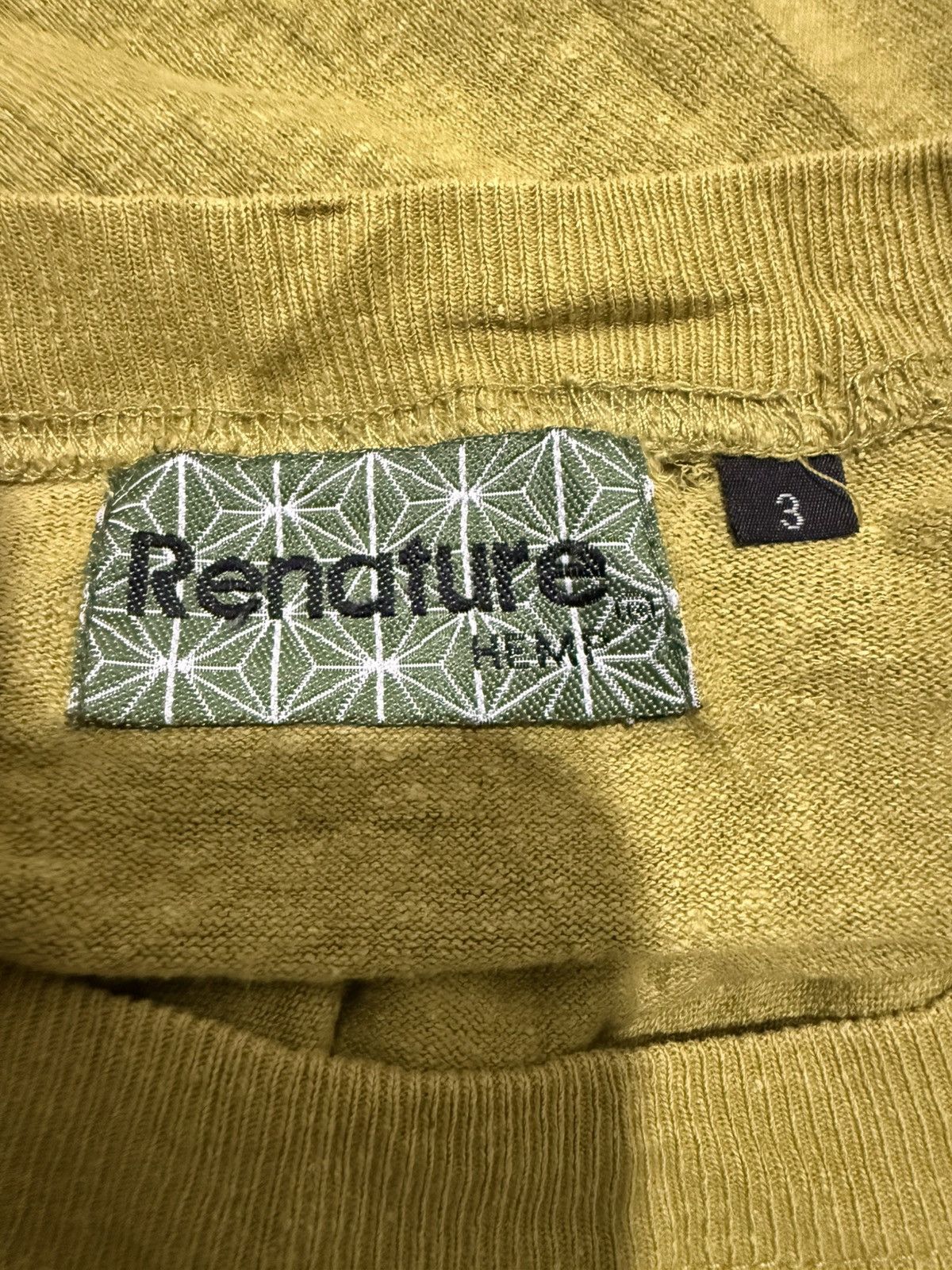 Japanese Brand HEMP T-Shirt Renature Japan Brand Art Design Nature Lives Size US M / EU 48-50 / 2 - 7 Thumbnail