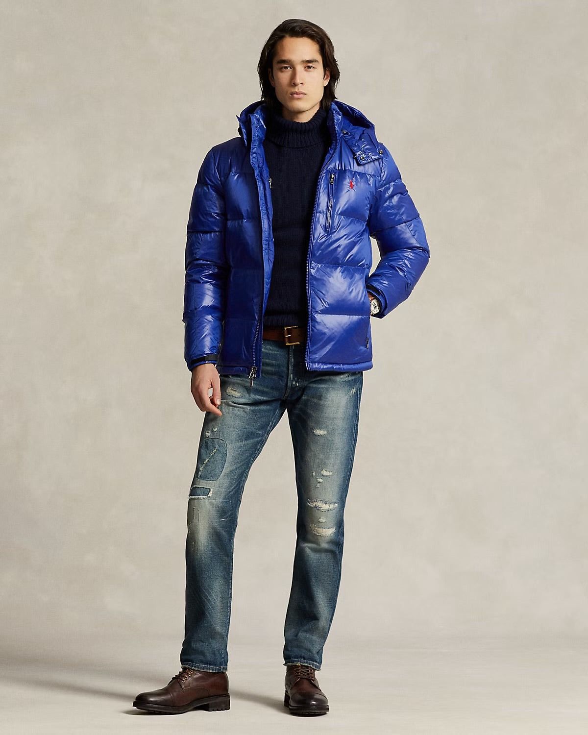 Polo Ralph Lauren 🇺🇸❗️NEW Ralph Lauren Hooded Down Puffer Glossy El Cap Jacket Size US M / EU 48-50 / 2 - 4 Thumbnail